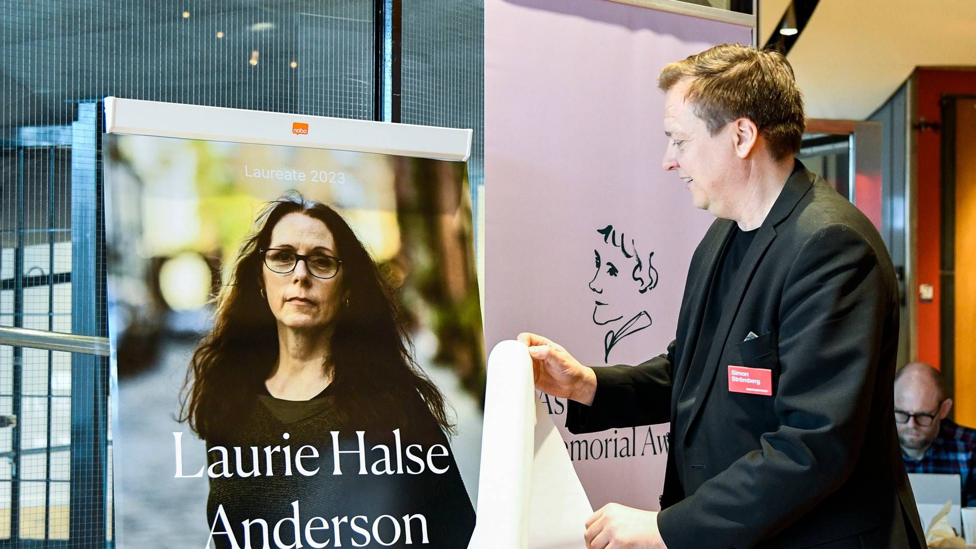 Laurie Halse Anderson er tirsdag blever tildelt den svenske Alma-pris, der ofte omtales som børnelitteraturens Nobelpris. | Foto: Lars Schröder/TT/Ritzau Scanpix