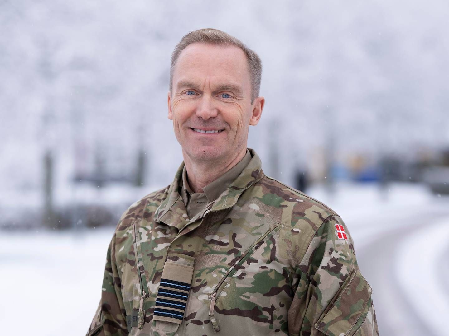 Claus Pertou Brixensen blev fungerende chef for Cyberdivisionen, da Kristian Vengsgaard gik til Kombit. Foto: Forsvaret
