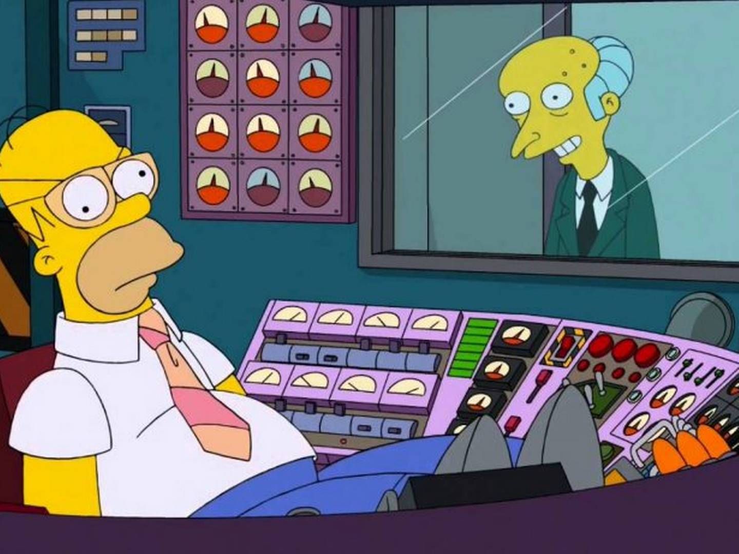 FRYKTER IKKE HOMER: Kjernefysiker Sunniva Rose er ikke redd for at folk flest blir skeptiske til kjernekraft fordi de frykter en sikkerhetssjef med samme arbeidsmoral som Homer Simpson. | Foto: Skjermdump fra The Simpsons