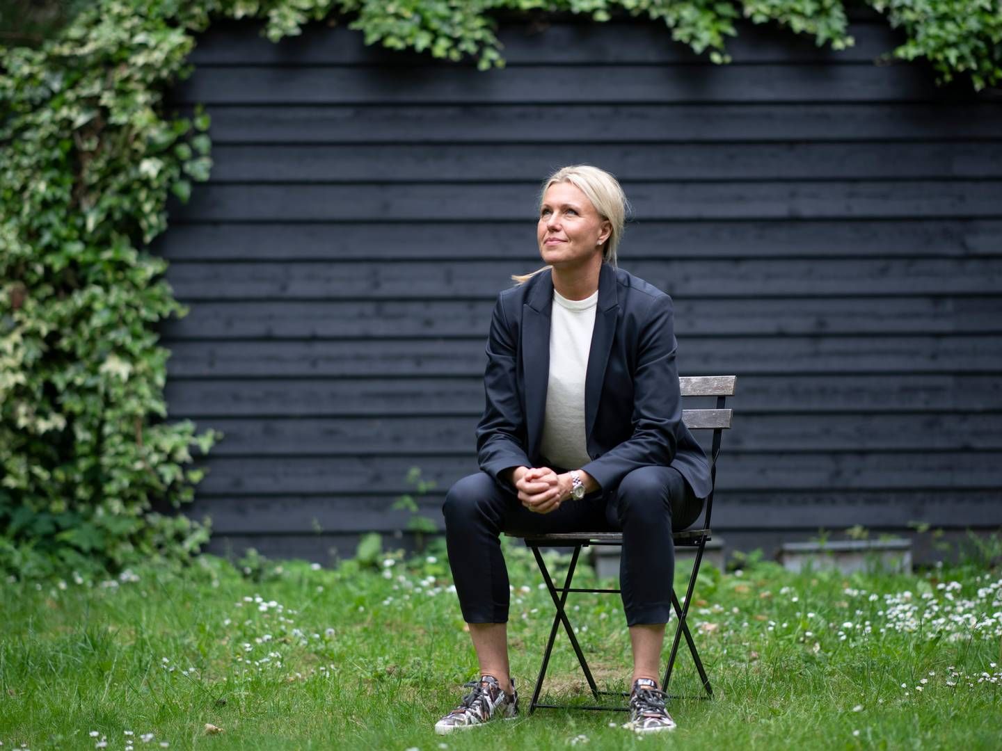 Der er få kvinder blandt lederne i landets banker. Adm. direktør i Merkur Andelskasse, Charlotte Skovgaard, er en af dem. | Foto: Mads Andreas Frost