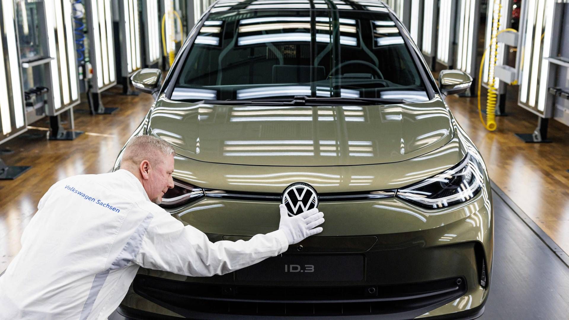 Volkswagen kigger mod USA for at få del i omfattende amerikansk klimastøtte. | Foto: Jens Schlueter/AFP/Ritzau Scanpix