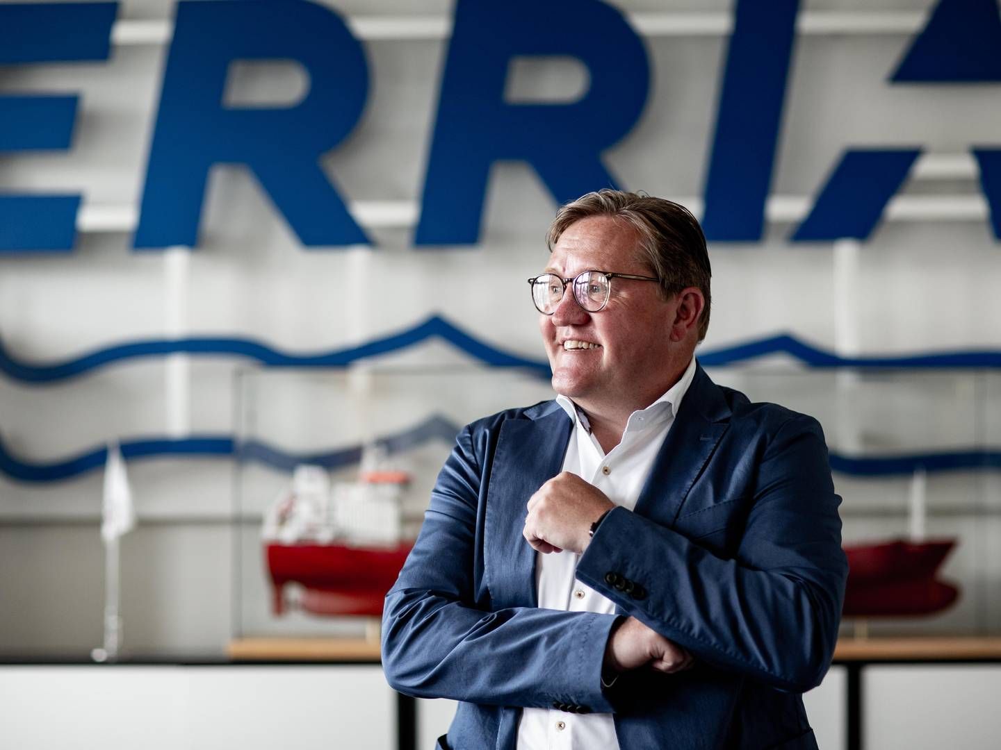 Fremgang i indtjeningen har betydet, at egenkapitalen i shippingselskabet Erria igen er positiv, oplyser Henrik N. Andersen, adm. direktør i selskabet. | Foto: Pr Foto