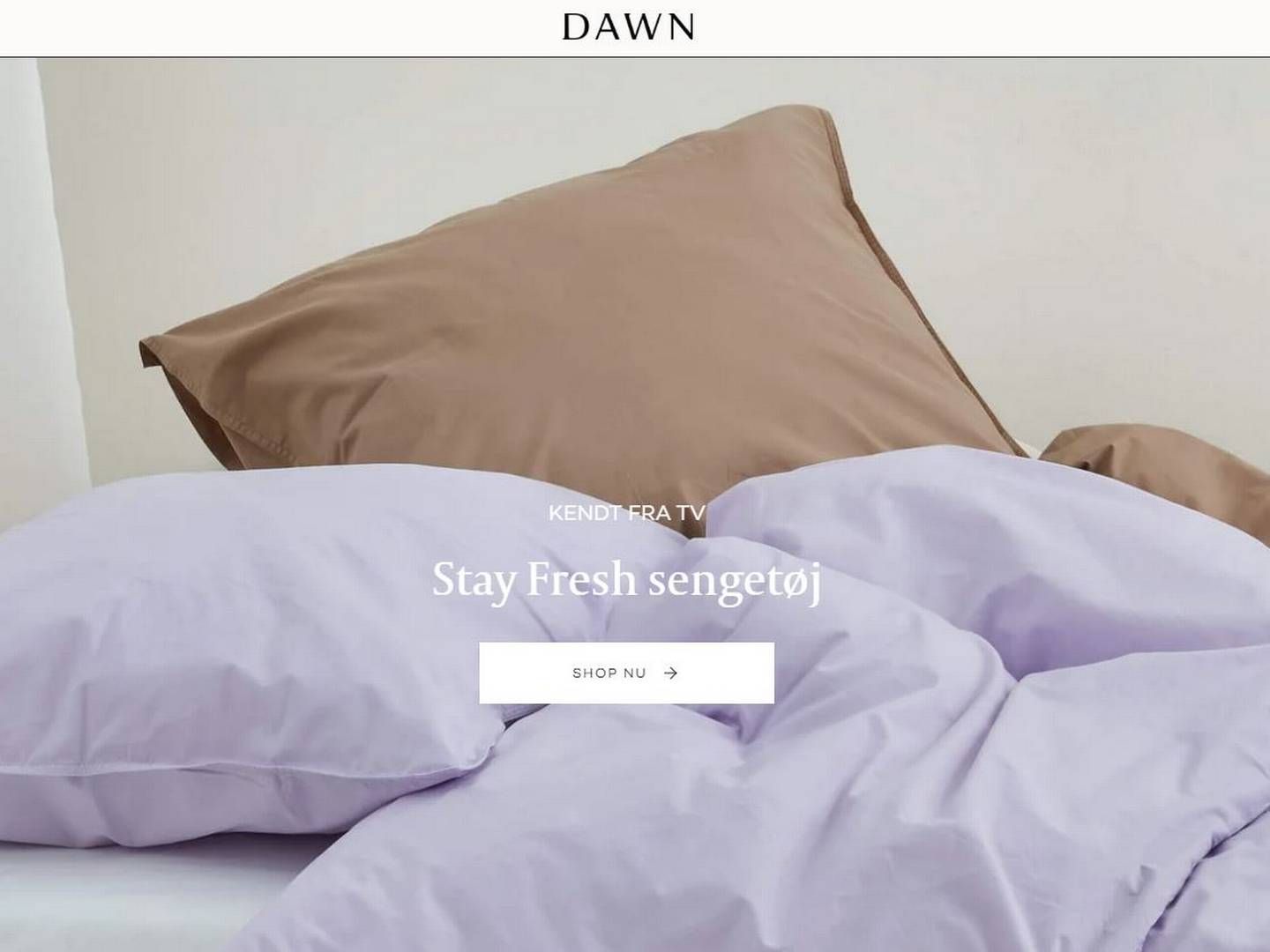 Virksomheden Dawn Designs producerer sengetøj med en ”lille mængde sølvsalt” i for en antibakteriel effekt. | Foto: Udklip af hjemmeside.