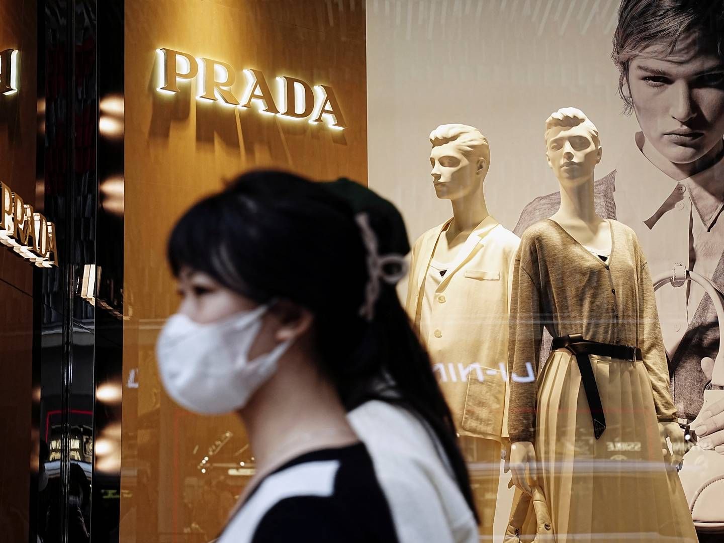 En Prada-butik i Hong Kong, hvor modehuset er børsnoteret. | Foto: Lam Yik