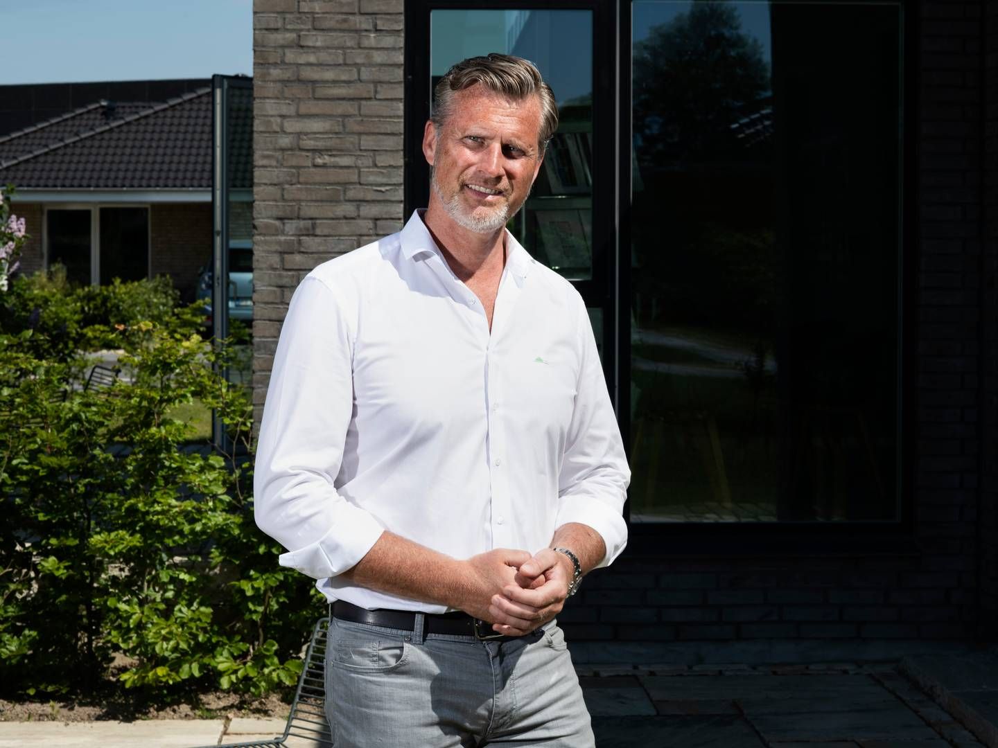 Martin Ravn-Nielsen har siden 2020 beklædt posten som topchef hos Huscompagniet, der beskriver sig som "Nordens største husbygger." | Foto: Gregers Tycho