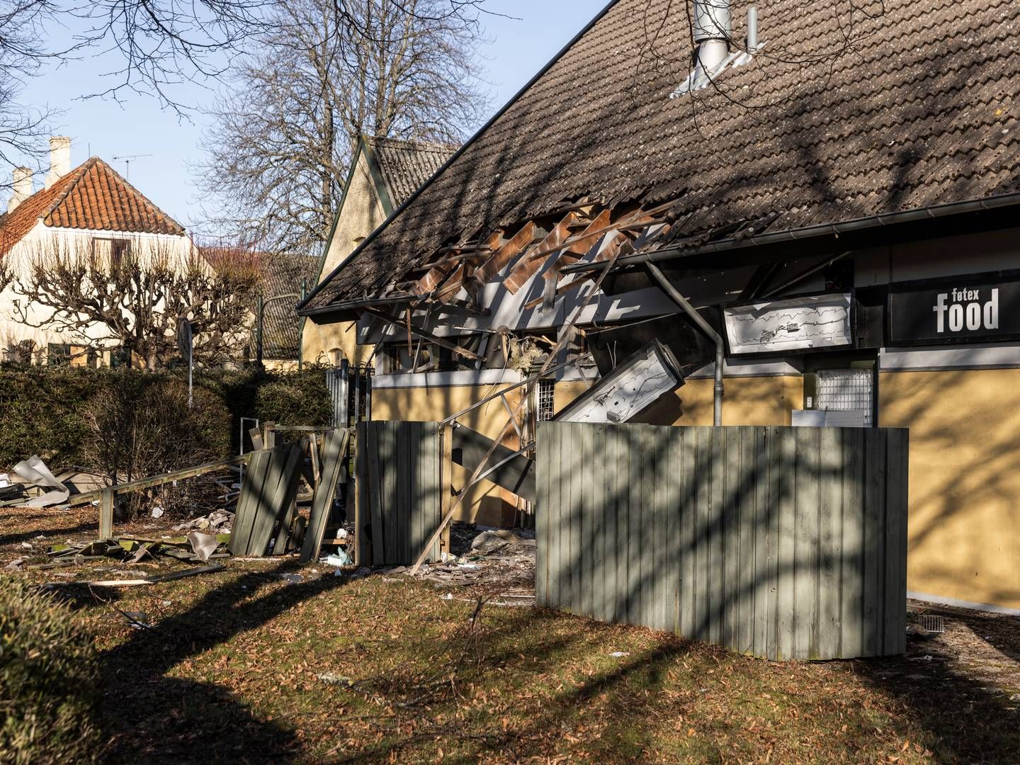 En butik i Dragør blev natten til mandag udsat for en eksplosion. | Foto: Ólafur Steinar Rye Gestsson