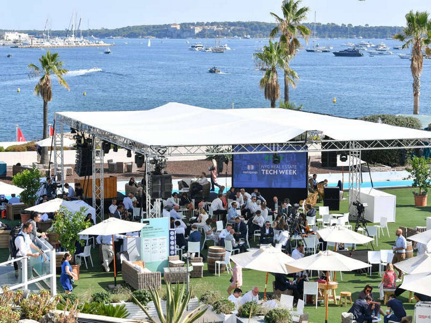 MINGLE-HIMMEL: Cannes er stedet å være denne uken. | Foto: MIPIM