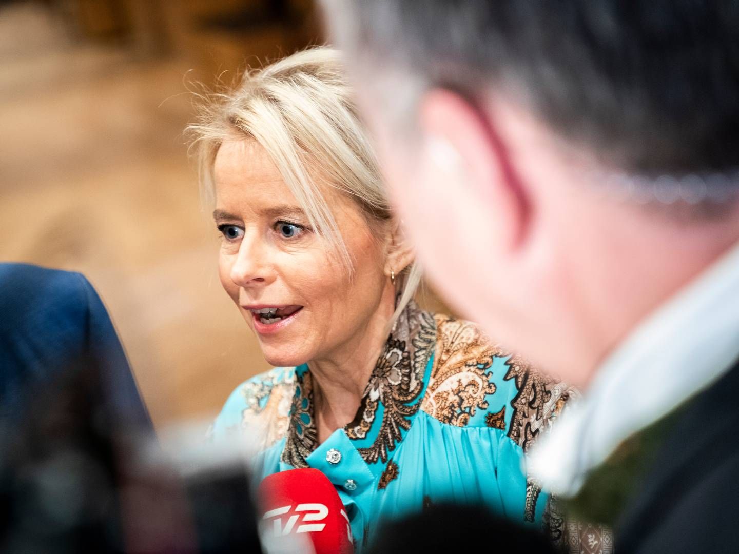 Mette Høgh, formand for HK Handel, ved underskrivelsen af organisationens overenskomstaftale med Dansk Erhverv | Photo: Ida Marie Odgaard