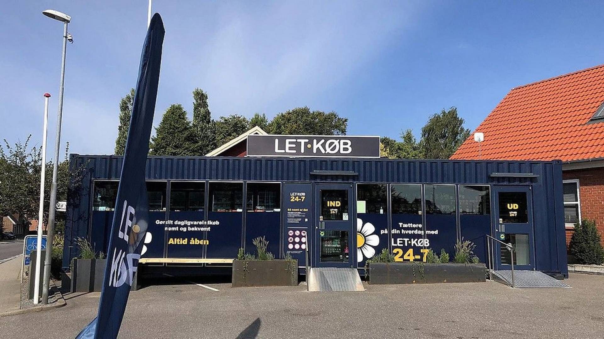 Dagrofa, der blandt andet har Meny, Let-Køb og Min Købmand, oplever stigende interesse for ubemandede butikker. Blandt andet har de flere Let-Køb butikker, hvor butikken er placeret i en boks-løsning, hvor der er et mindre vareudvalg, og kunder selv kan låse sig ind ved hjælp af mitID | Foto: Dagrofa/Free