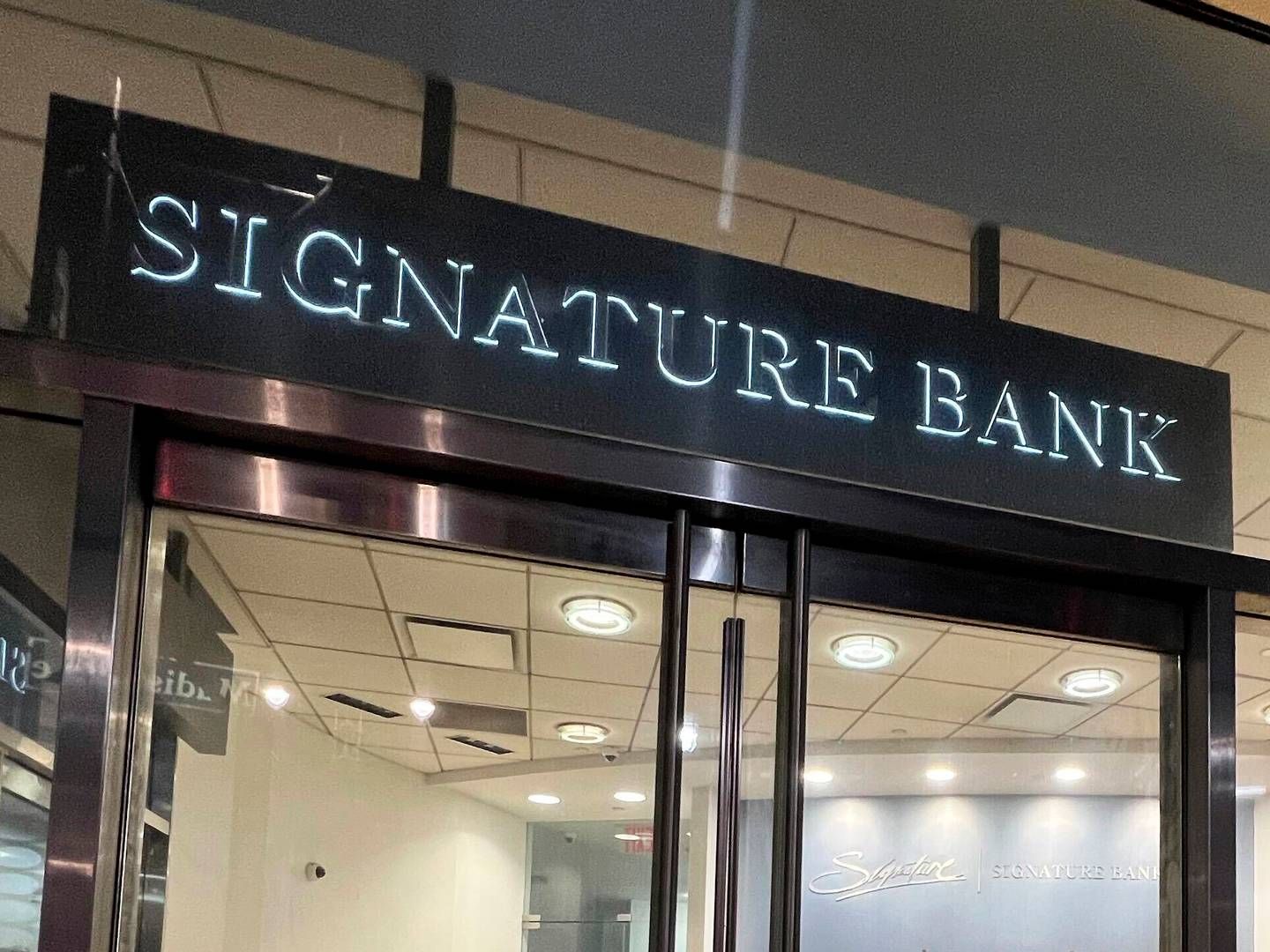 Signature Bank. | Foto: Bobby Caina Calvan / AP