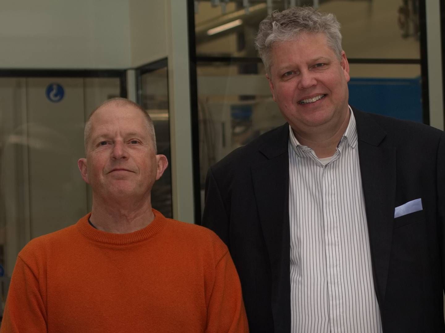 Fv. stifter Jimmy Bak og CEO og medejer Rolf H. Sprunk-Jansen, UV Clinical. | Foto: Uvclinical