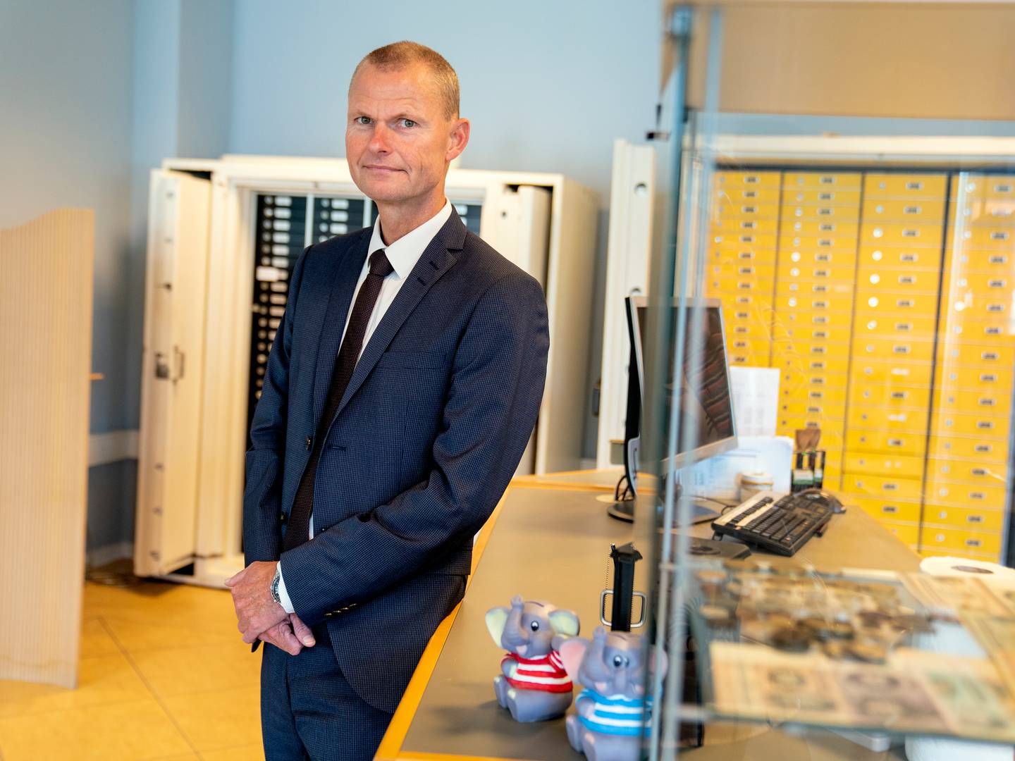 Claus Sejling er direktør i Dragsholm Sparekasse. | Foto: Stine Bidstrup