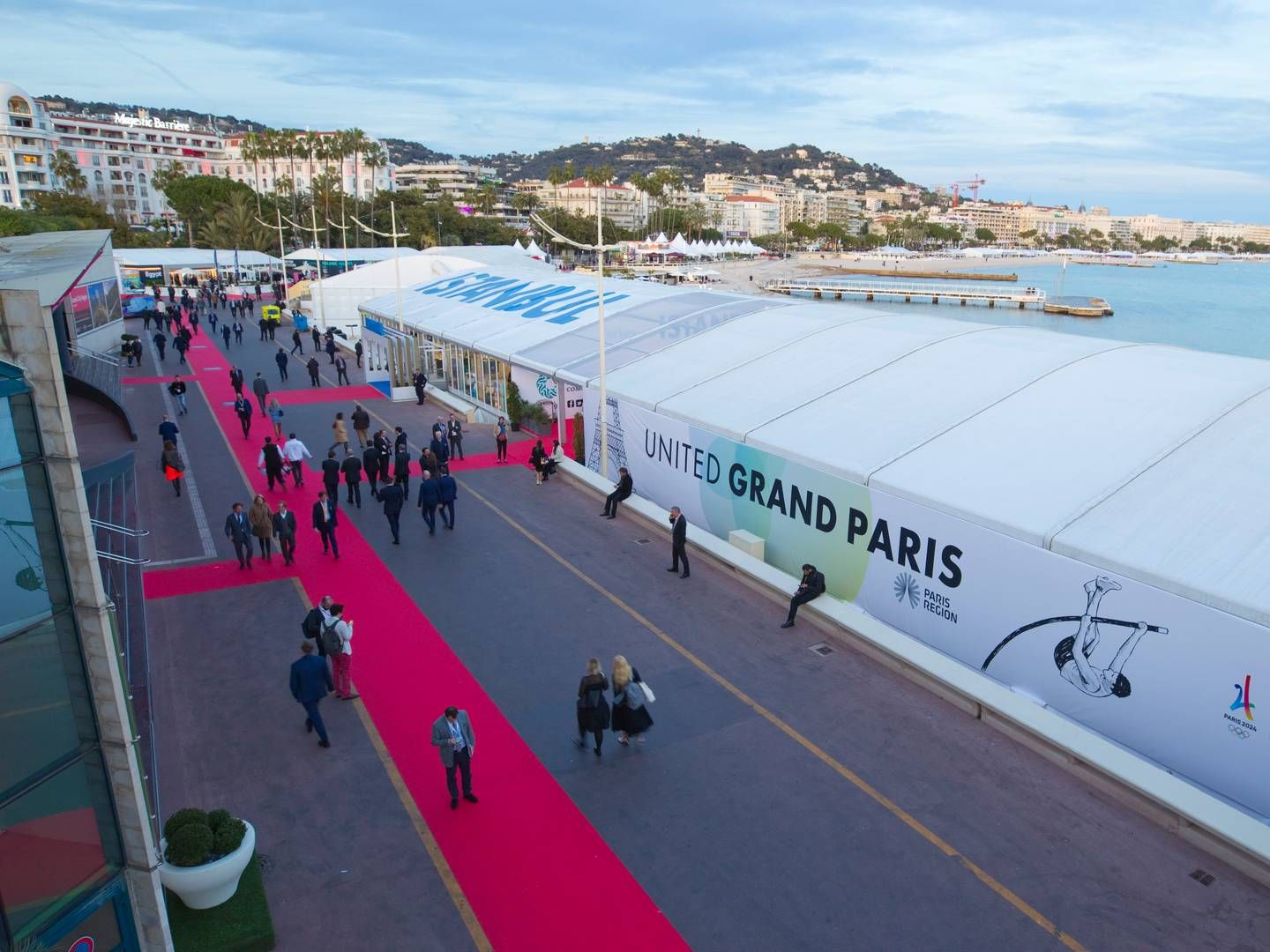 Mipim bliver som vanligt afholdt i den sydfranske by Cannes, og i år ventes der over 23.000 deltagere fra mere end 90 lande. | Foto: Mandoga Media / AP / Ritzau Scanpix