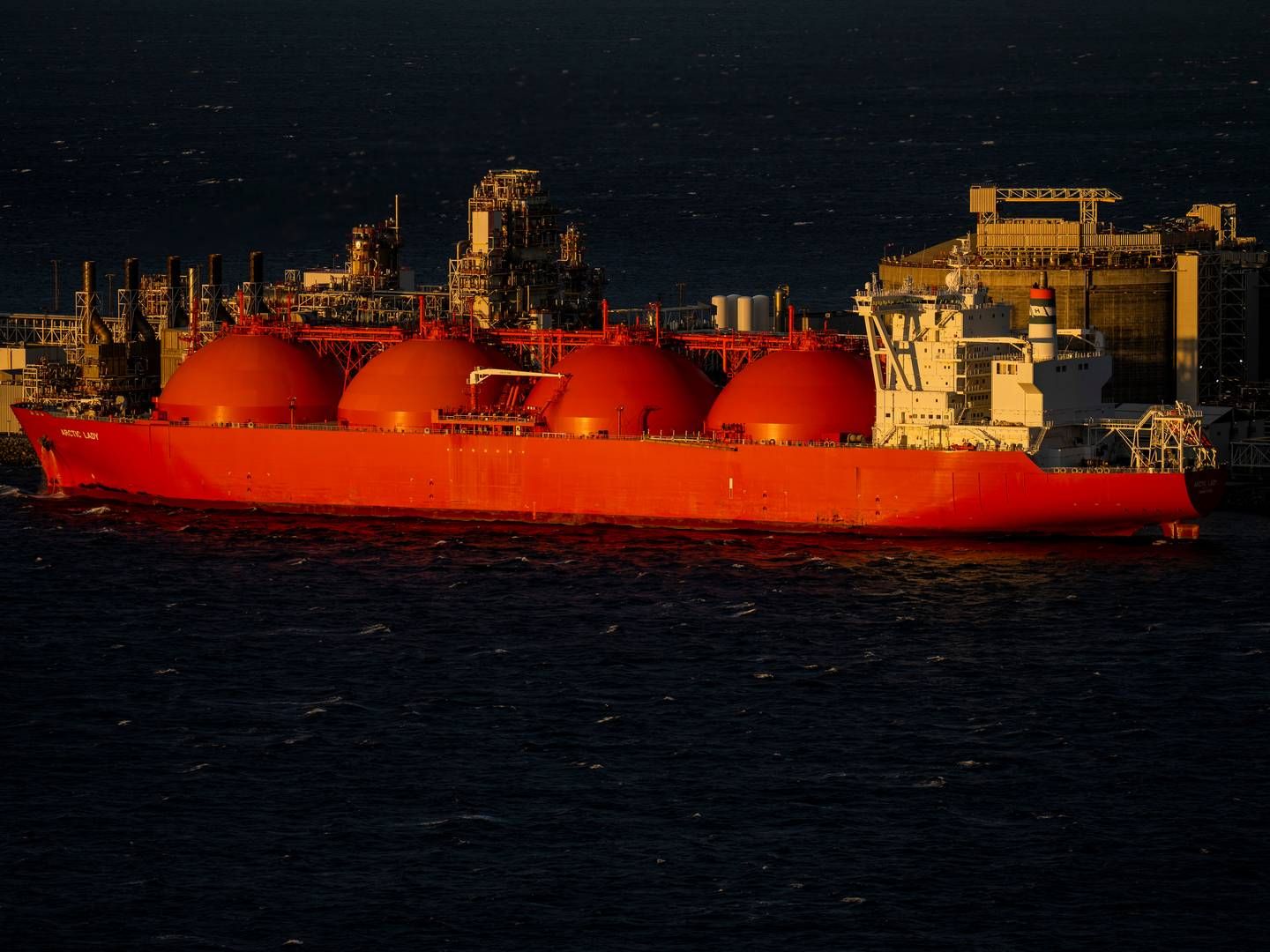 Gassen fra HammerFest LNG på Melkøya blir eksportert i spesialbygde LNG-skip. Illustrasjonsbilde. | Foto: Fredrik Varfjell / NTB