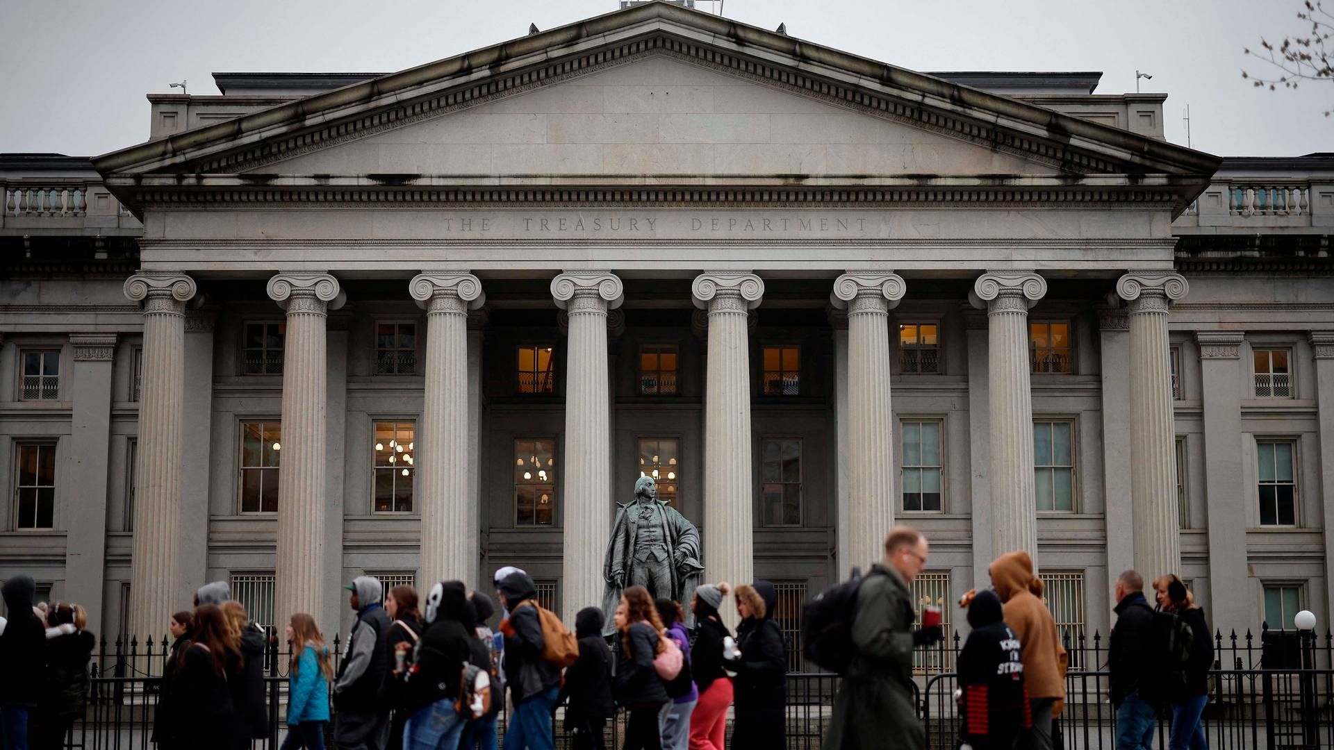 The U.S. Department of Treasury building pictured on March 13, 2023, in Washington., as government financial institutions joined together to bail out Silicon Valley Banks account holders after it collapsed. | Photo: Chip Somodevilla/AFP/Ritzau Scanpix