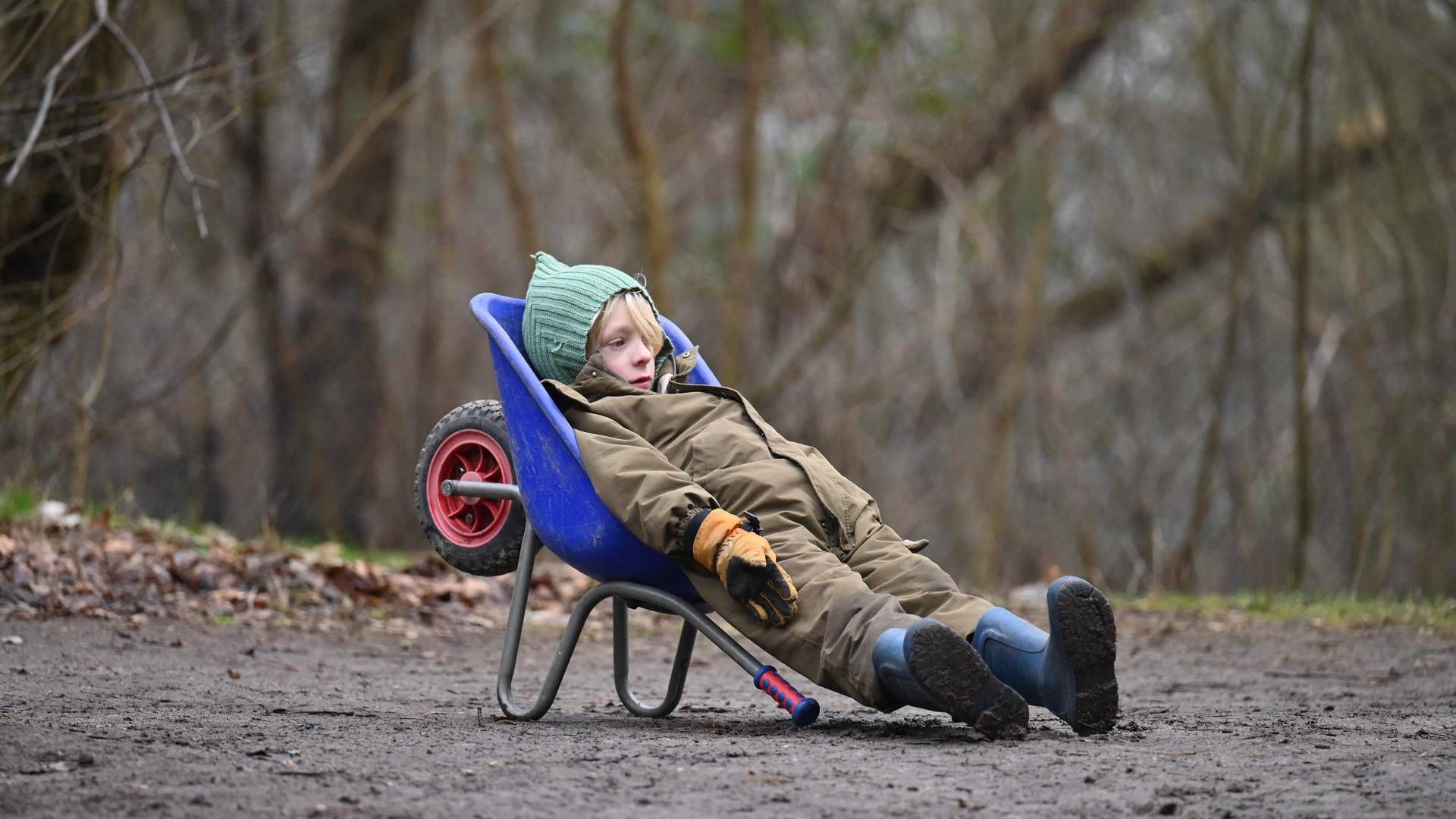 Come rain, sleet or snow - just like Nordic investors dared to put on risk in February, little kids are not afraid to spend their days playing in the woods and even napping outside midwinter across Scandinavia. | Photo: Sergei Gapon/AFP/Ritzau Scanpix