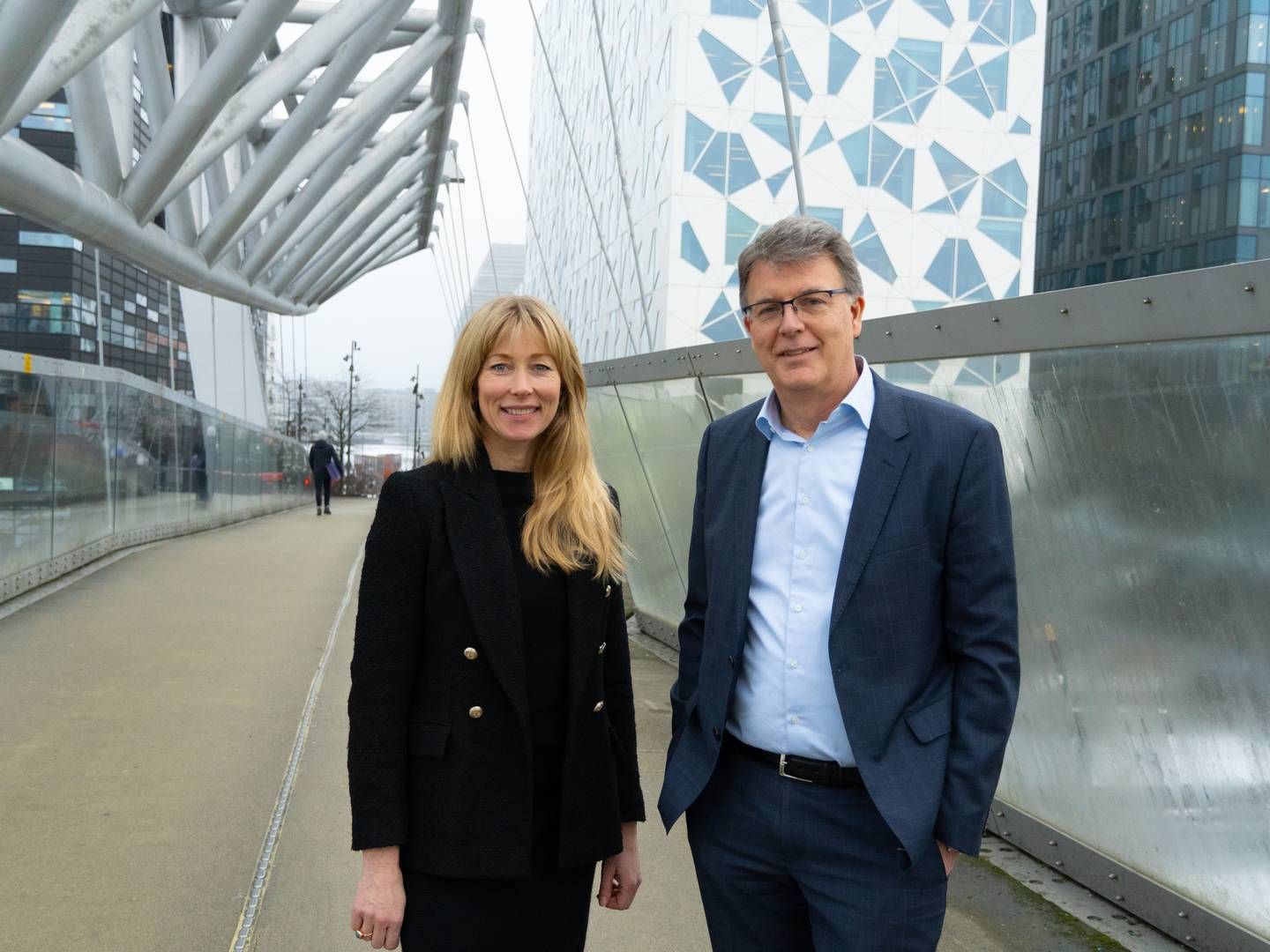 Deloitte har gjennom de siste 10 årene skapt en sterk identitet gjennom «Deloittehuset» . Nå forlenger Deloitte-sjef Sjur Gaaseide og Braathen Eiendom-sjef Ingrid Elisabeth Moe avtalen ut 2035. | Foto: Deloitte