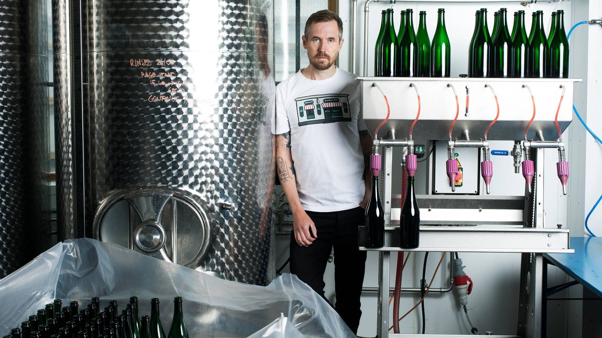 Mikkel Bjergsø mener, at kunstig intelligens får en bærende rolle i ølindustrien i fremtiden. | Foto: Camilla Stephan / Mikkeller