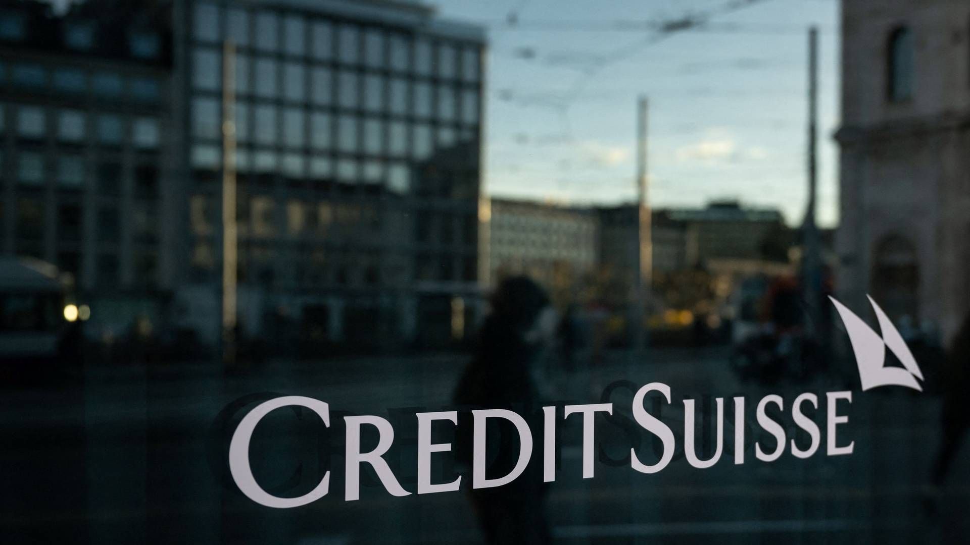 Credit Suisse har fået likviditetsstøtte fra centralbanken. | Foto: Fabrice Coffrini