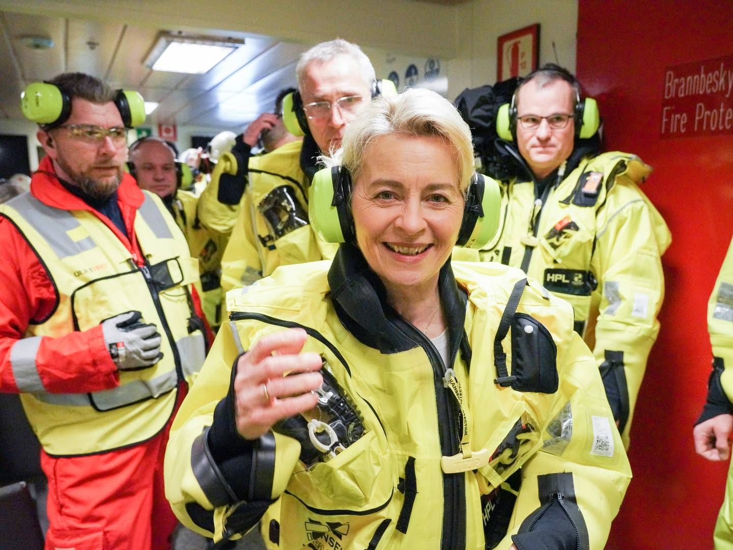 PÅ TROLL: EU-kommisjonens president Ursula von der Leyen, besøker Troll A-plattformen fredag. | Foto: Ole Berg-Rusten / NTB