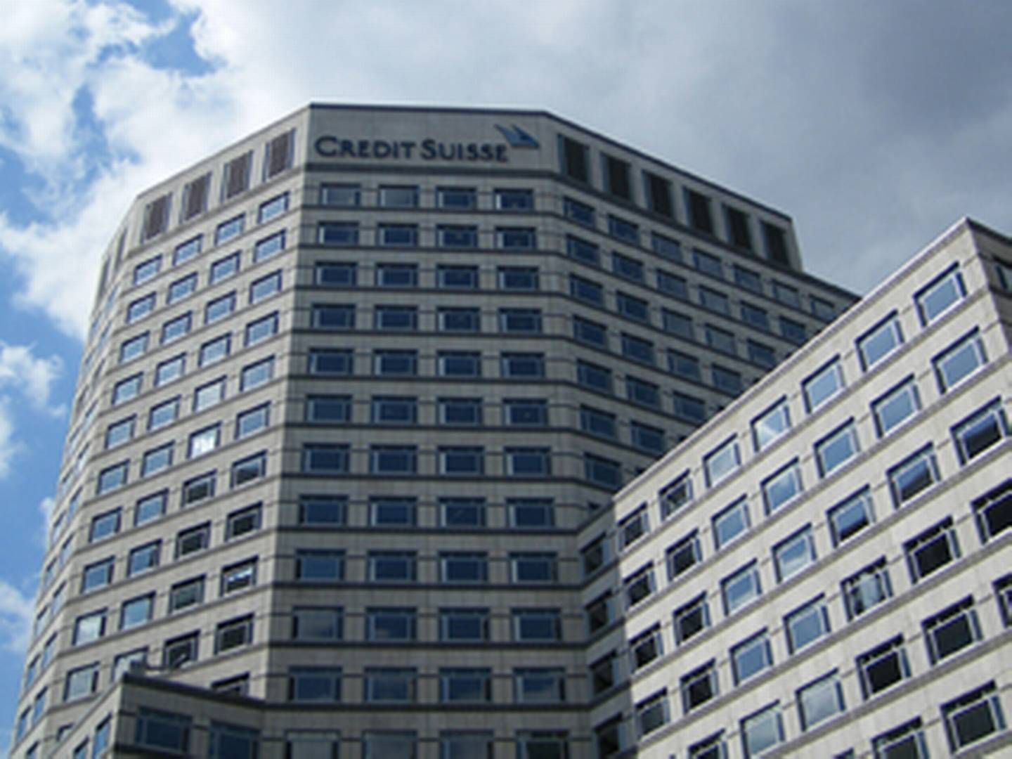 Den schweiziske storbank Credit Suisse har blandt andet kontor i London. | Foto: Credit Suisse/pr