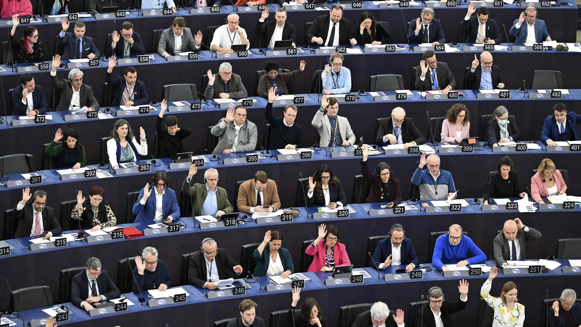 EU-Parlamentet kan kun vedtage eller forkaste EU-Kommissionens delegerede retsakter, der definerer hvad grøn brint er. En gruppe parlamentarikere kræver nu en forkastelse af retsakterne. (Arkivfoto) | Foto: Frederick Florin/AFP/Ritzau Scanpix