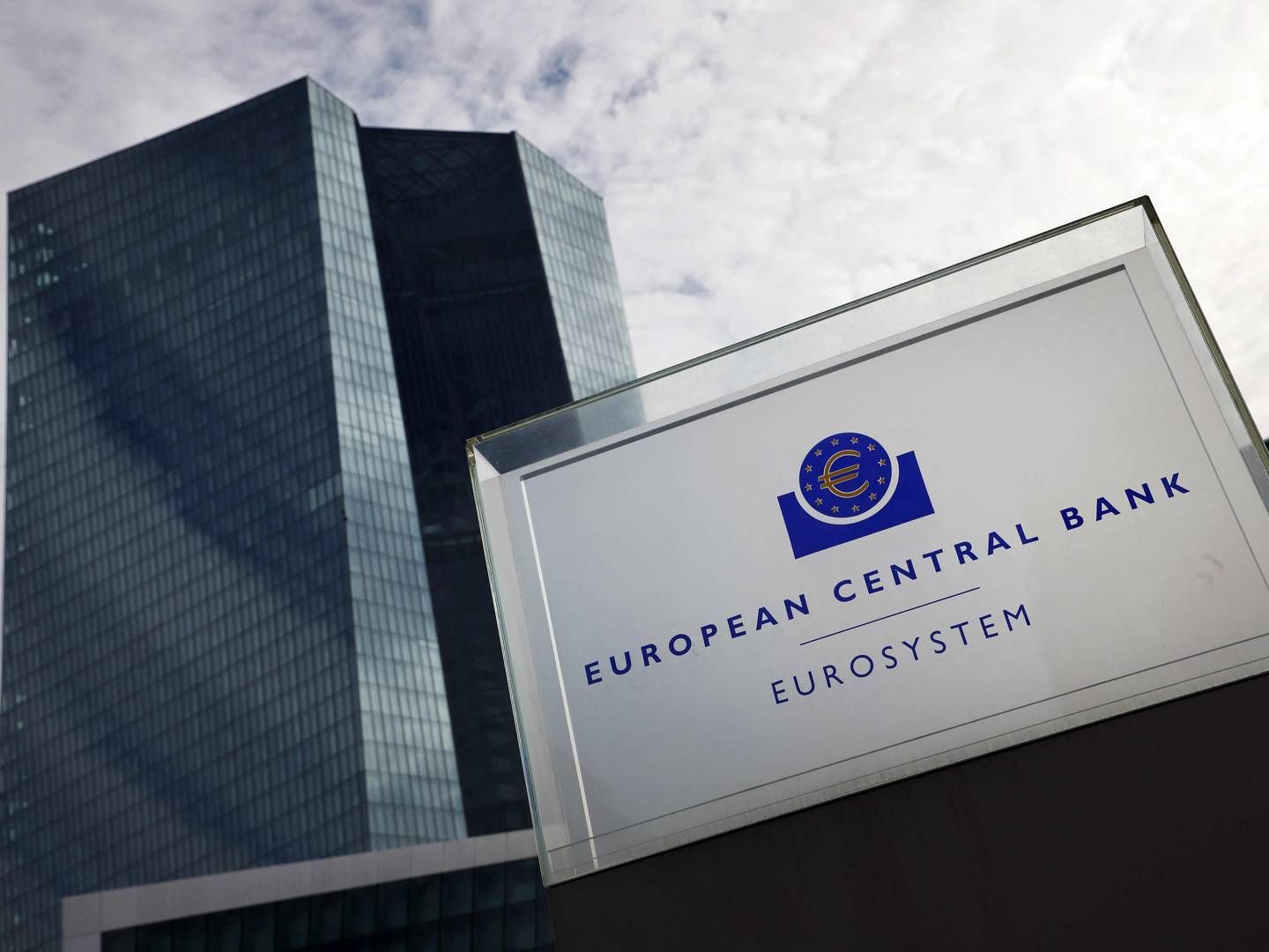 Den Europæiske Centralbank (ECB). har indgået aftale med centralbankerne i Canada, England, Japan og Schweiz. | Foto: Daniel Roland/AFP/Ritzau Scanpix