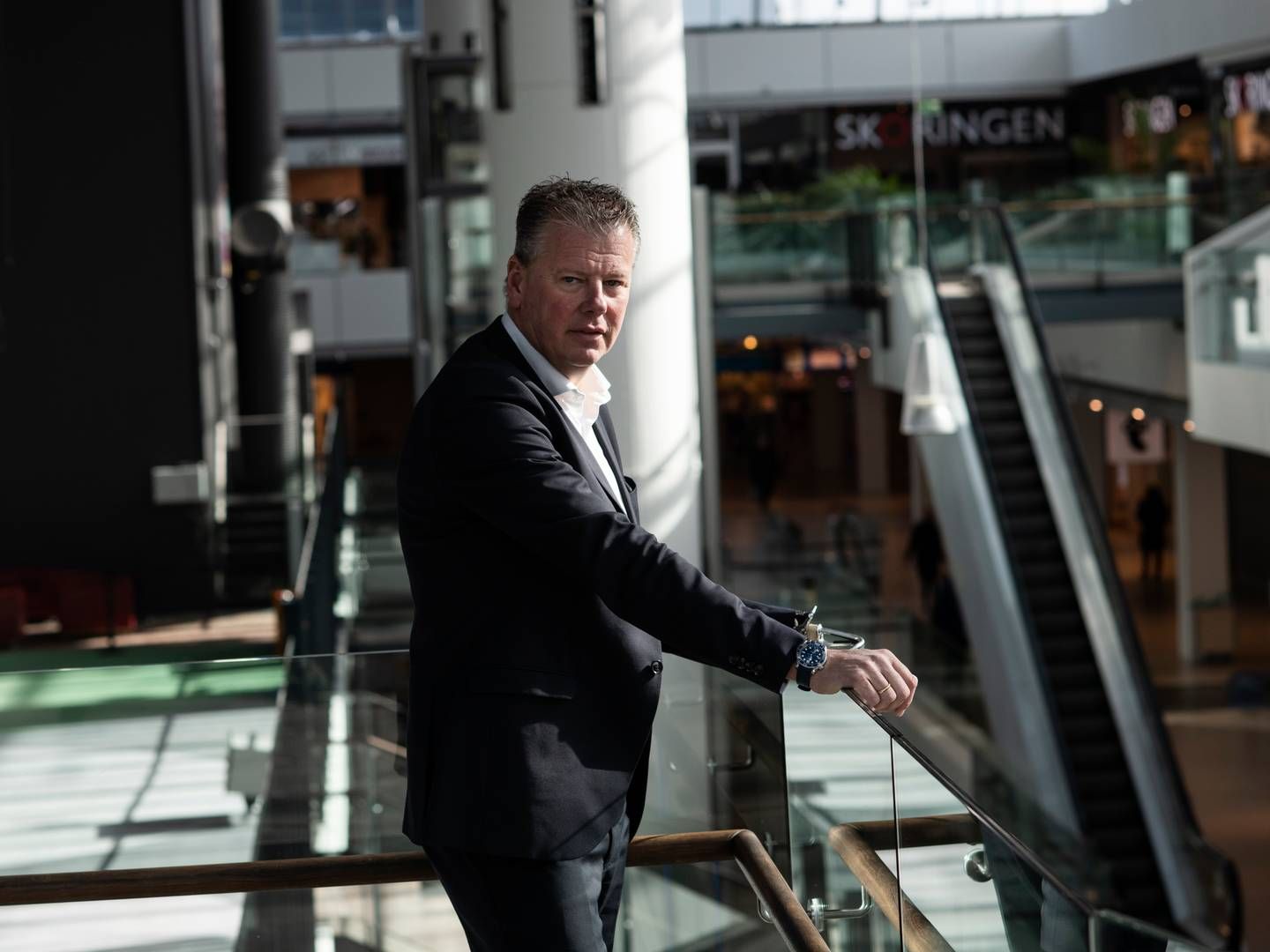 Jesper Faurholdt, adm. direktør i Danske Shoppingcentre, mener ikke, at priserne i organisationens 17 storcentre er for høj i forhold til markedspladsens reelle værdi. | Photo: Gregers Tycho
