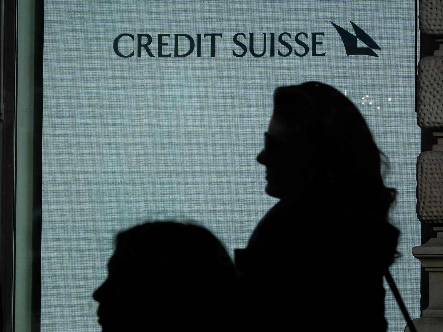 Credit Suisse oplevede i 2022, at kunderne trak indlån ud i stor stil. | Foto: Fabrice Coffrini