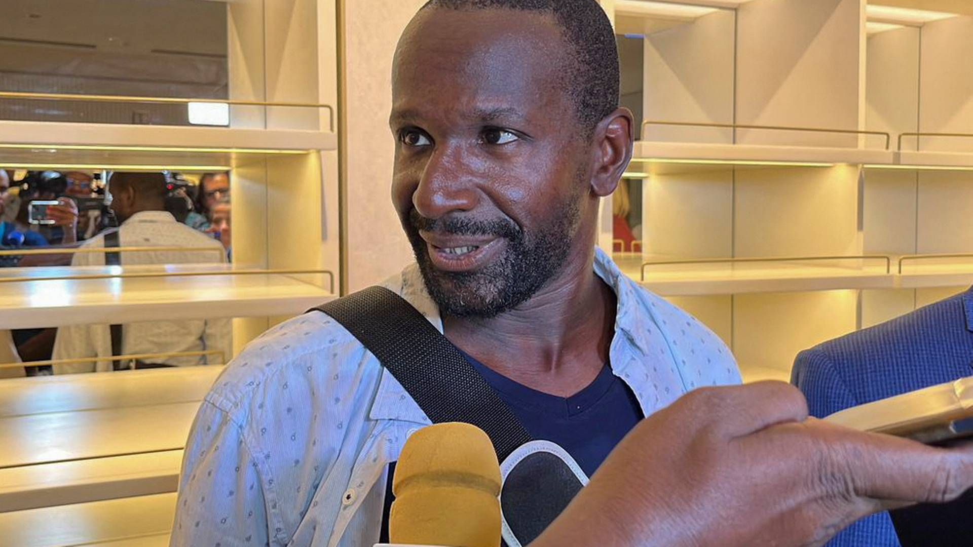 Den franske journalist Olivier Dubois blev bortført i Mali for to år siden. | Foto: Souleymane Ag Anara