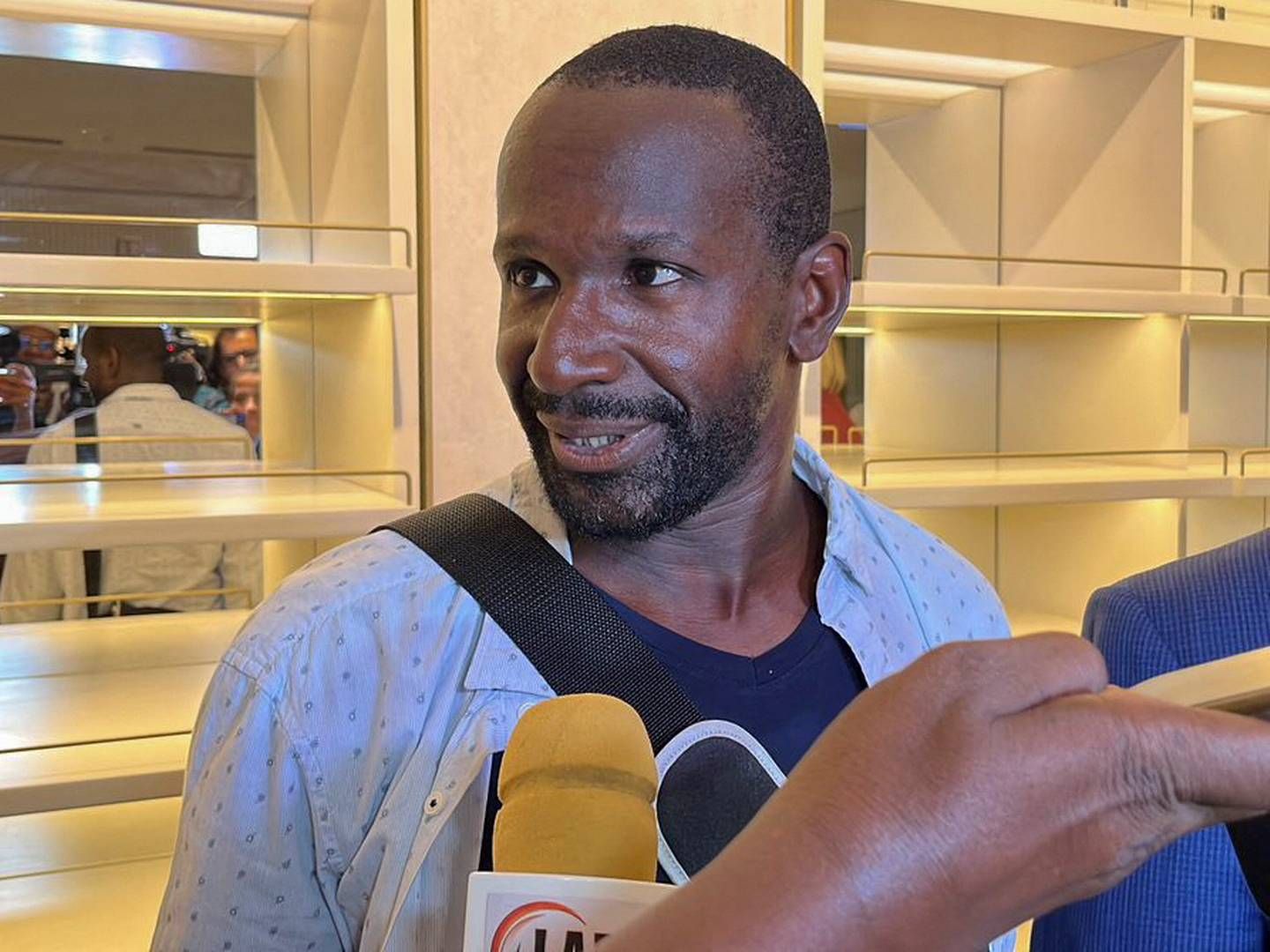 Den franske journalist Olivier Dubois blev bortført i Mali for to år siden. | Foto: Souleymane Ag Anara