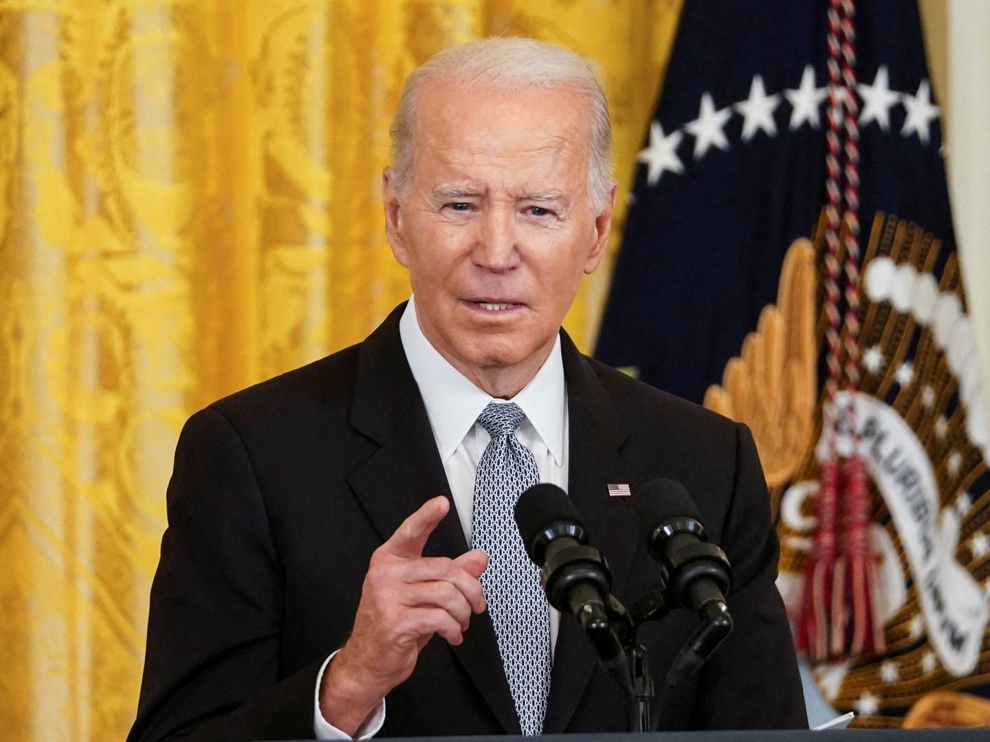 Joe Biden har mandag underkrevet en lov, der pålægger efterretningstjenesten af frigive dens oplysninger om, hvor coronavirus stammer fra. | Foto: Kevin Lamarque