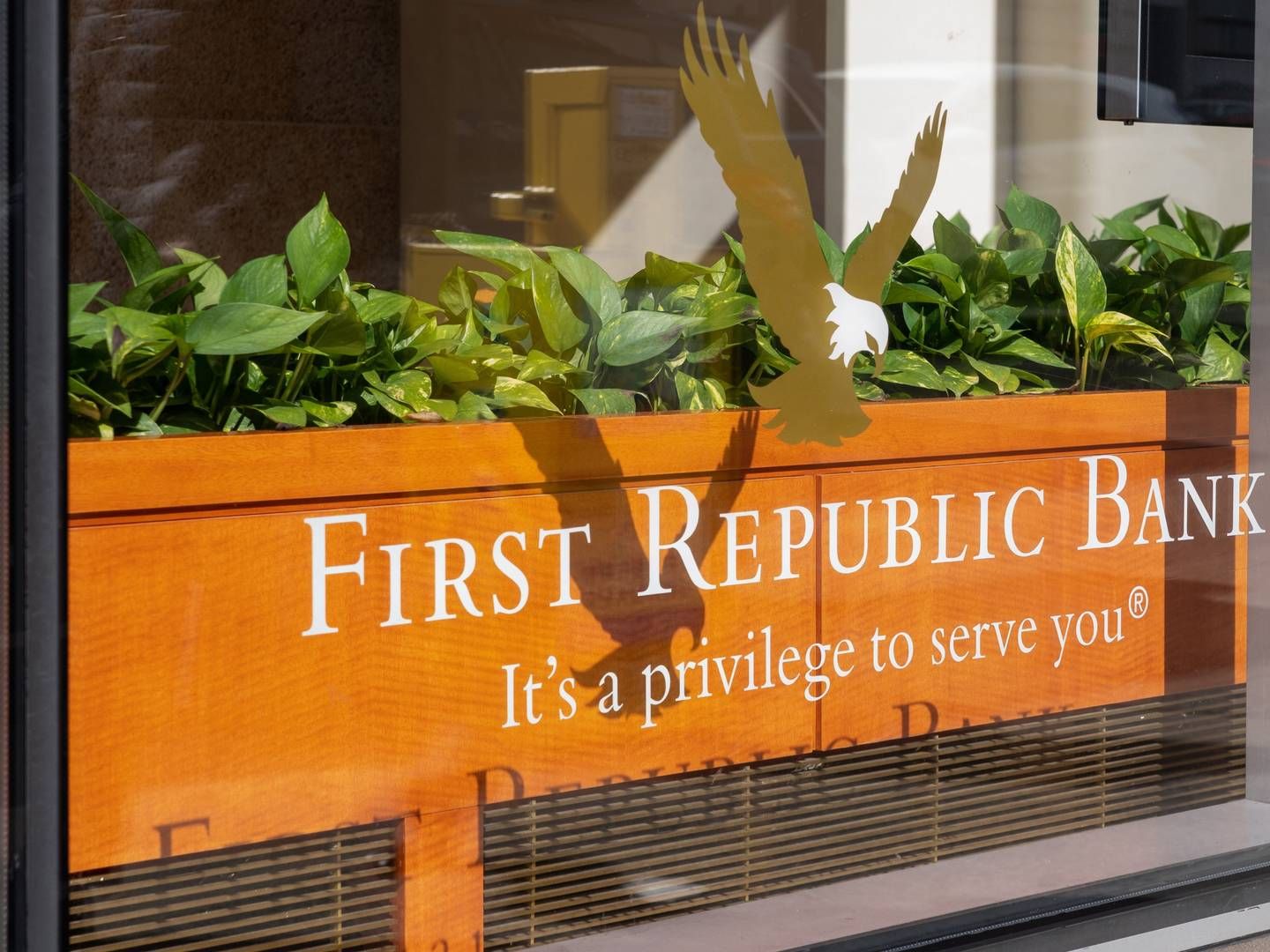 The eagle has landed: Filiale der First Republic Bank in New York. | Foto: picture alliance / ZUMAPRESS.com | M10s