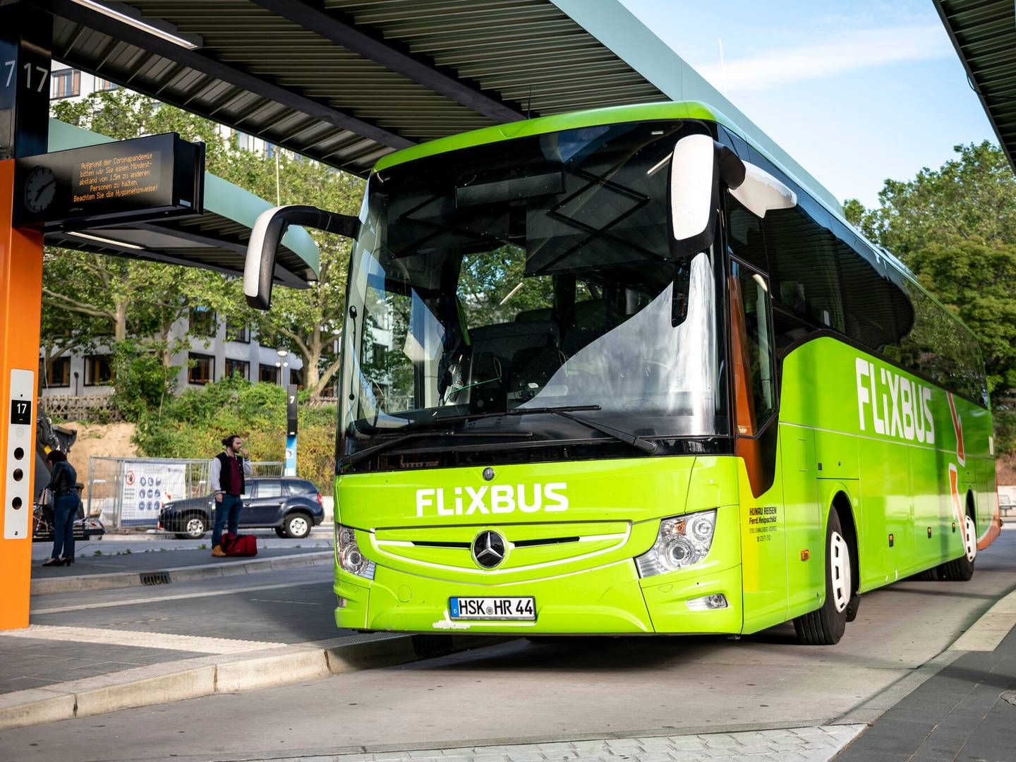 Billedet er fra en fjernbusterminal i Berlin. | Foto: Fabian Sommer/AP/Ritzau Scanpix