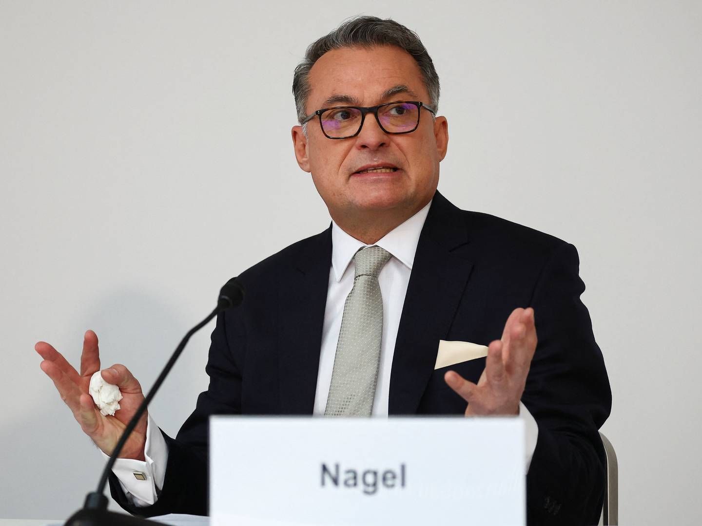 Tysklands centralbankchef, Joachim Nagel, er også med i Styrelsesrådet hos ECB. | Foto: Kai Pfaffenbach/Reuters/Ritzau Scanpix