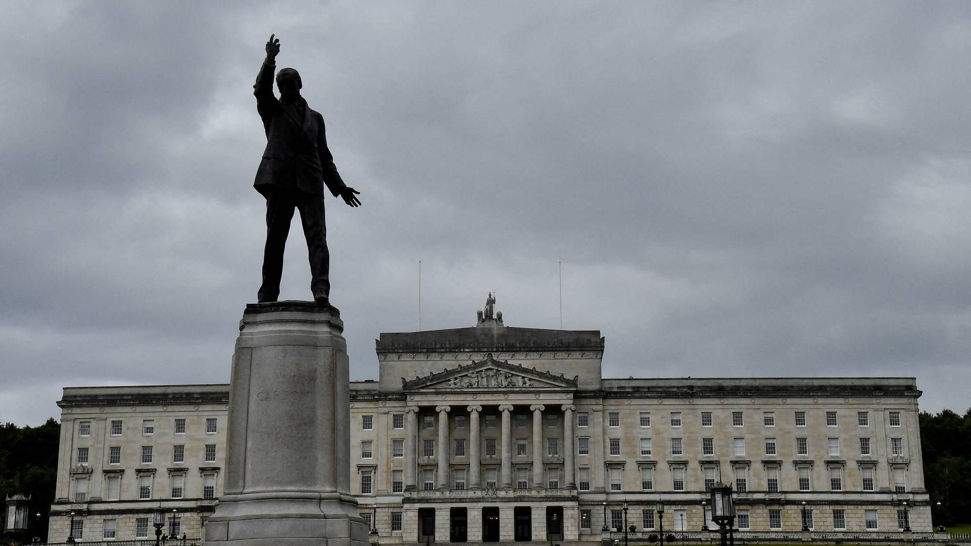 Stormont er navnet på det nordirske parlament. En særlig lov, der betyder, at 30 medlemmer af det nordirske parlament kan bremse, at en ny EU-lov kommer til at gælde i Nordirland, er opkaldt efter Stormont | Foto: Clodagh Kilcoyne
