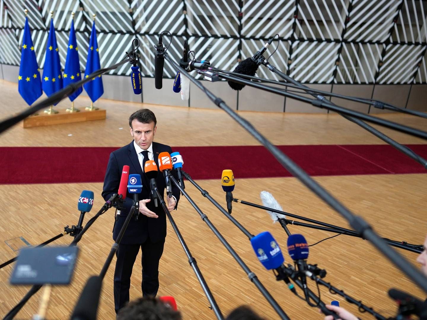 French President Emmanuel Macron brings his own agenda to EU summit. (stock photo) | Photo: Virginia Mayo/AP/Ritzau Scanpix