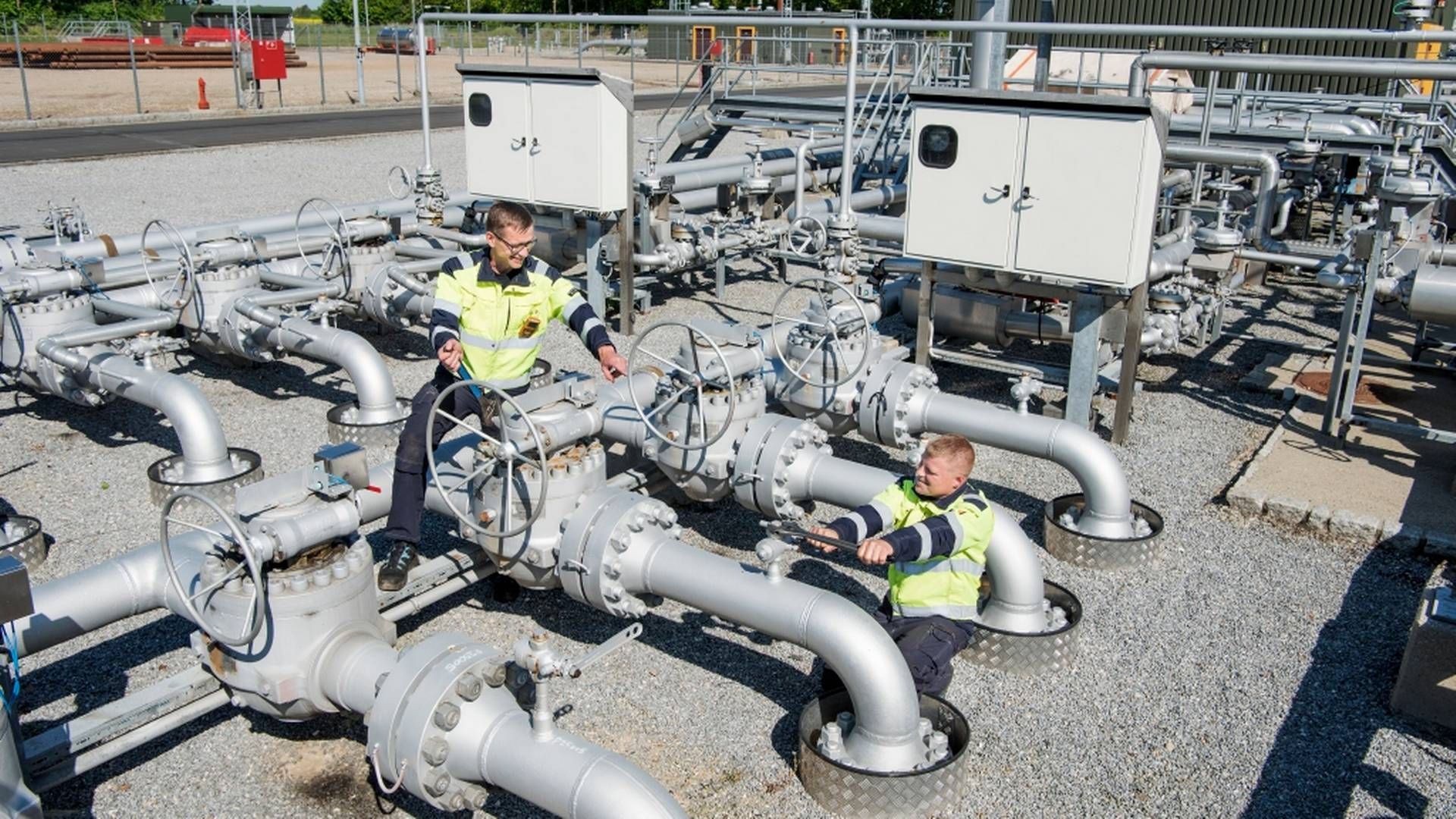 Lille Torup gaslager nord for Viborg vil gøre klar til brint. | Foto: Gas Storage Denmark