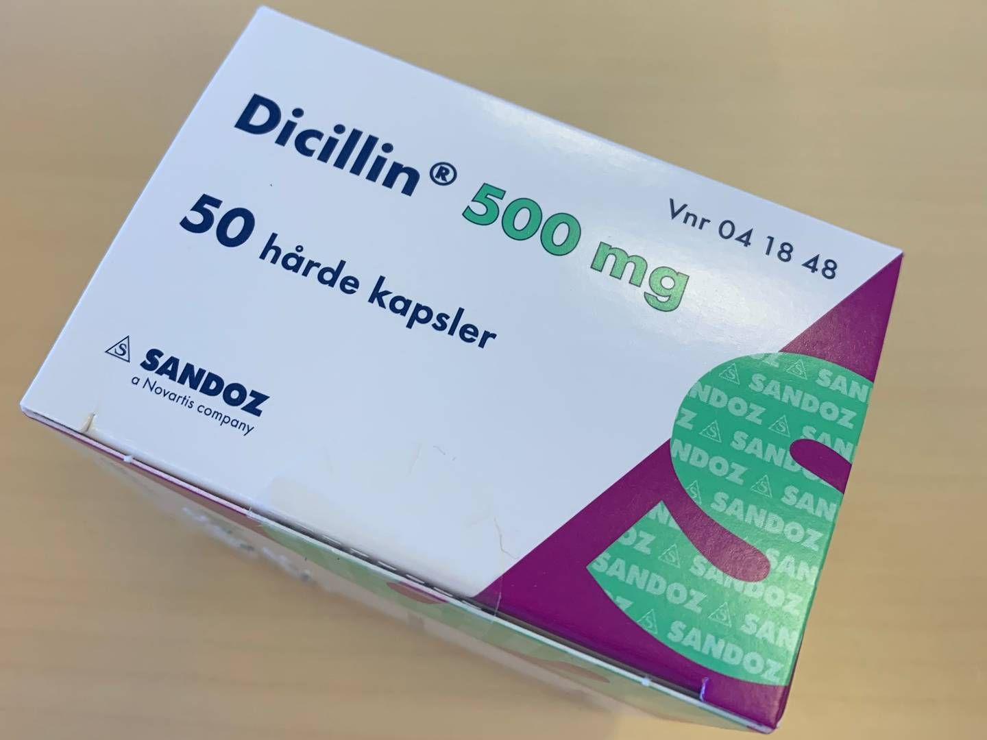 Sandoz vil som følge af en kontamineringssag ikke længere hverken producere eller sælge antibiotikummet Dicillin, der er trukket af markedet permanent. | Foto: Lægemiddelstyrelsen / Pr