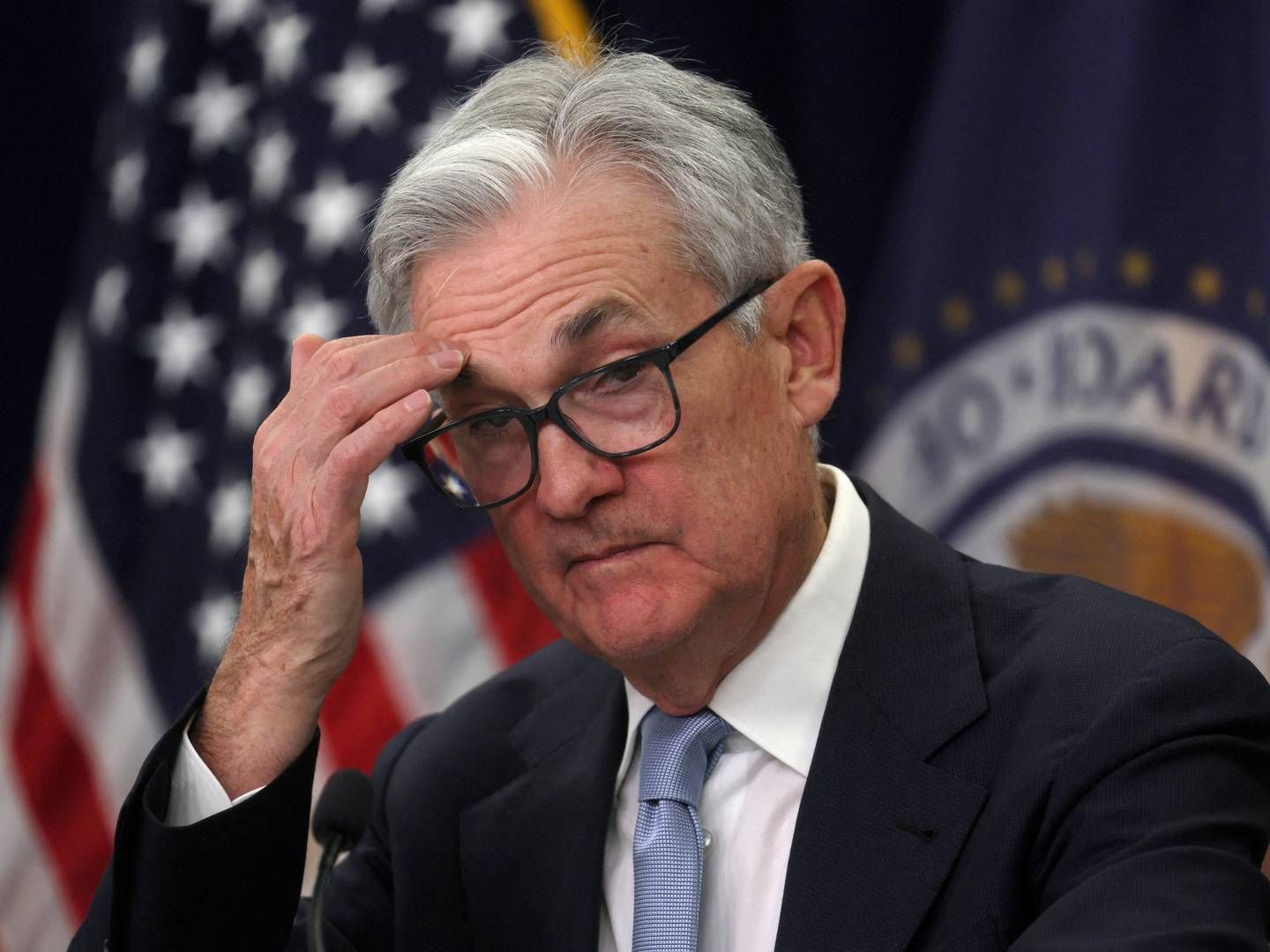 Investorerne tvivler på at den amerikanske centralbank med Jerome Powell i spidsen kommer til at sætte renten yderligere op. | Foto: Leah Millis/Reuters/Ritzau Scanpix