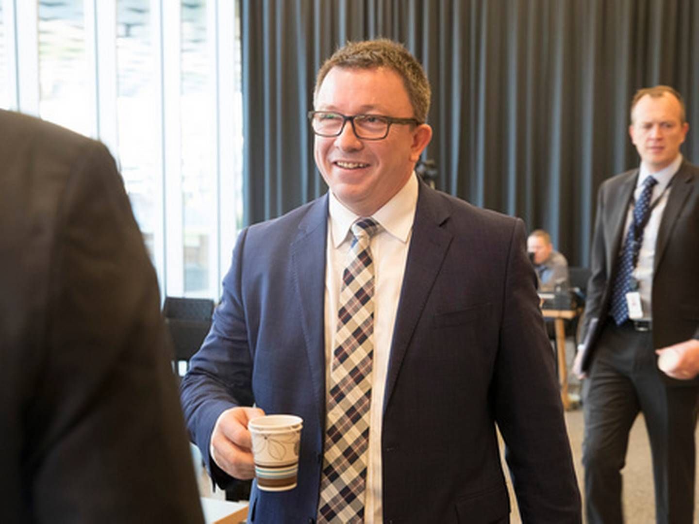 NYE TALL: Karl Johnny Hersvik, administrerende direktør i Aker BP, presenterte tall for tredje kvartal fredag. | Foto: Terje Bendiksby/NTB