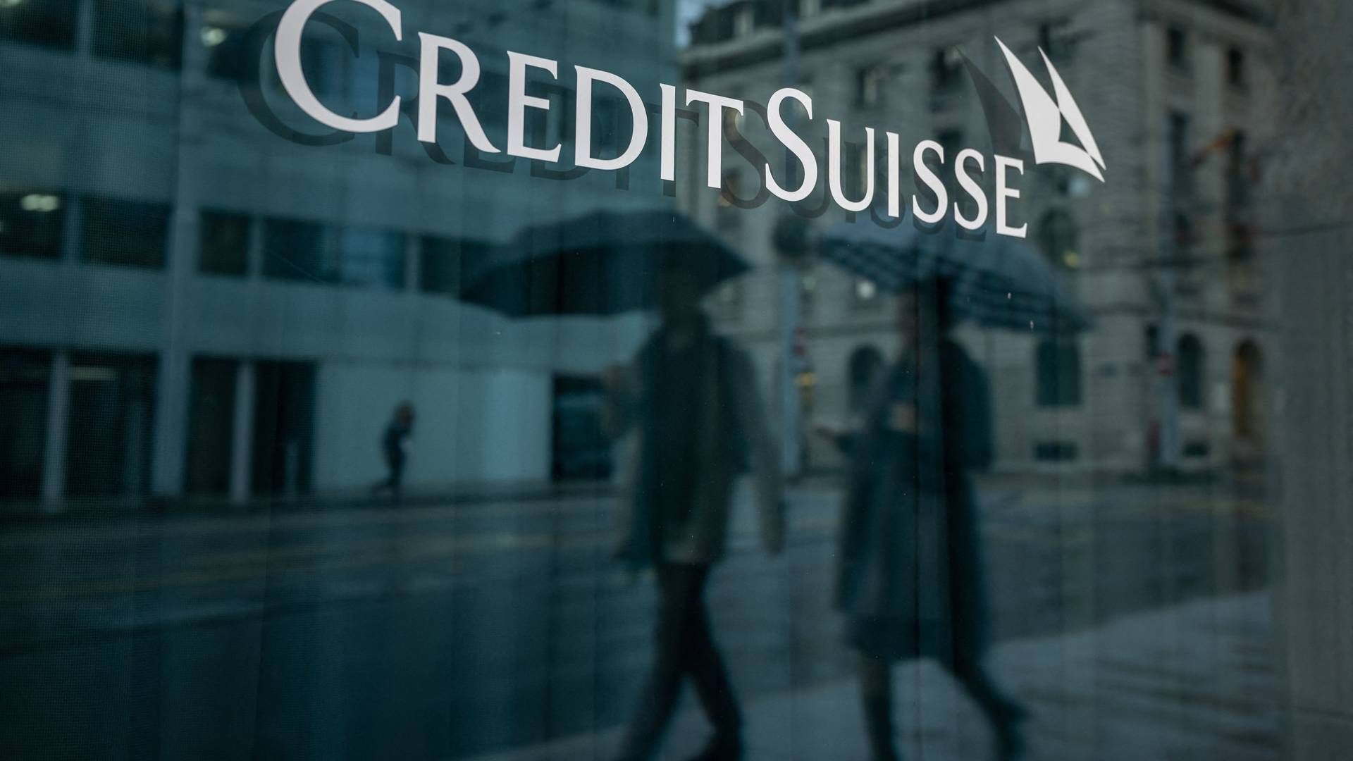 Credit Suisse blev overtaget af en anden schweizisk bank, UBS, efter lang tids krise. | Foto: Fabrice Coffrini