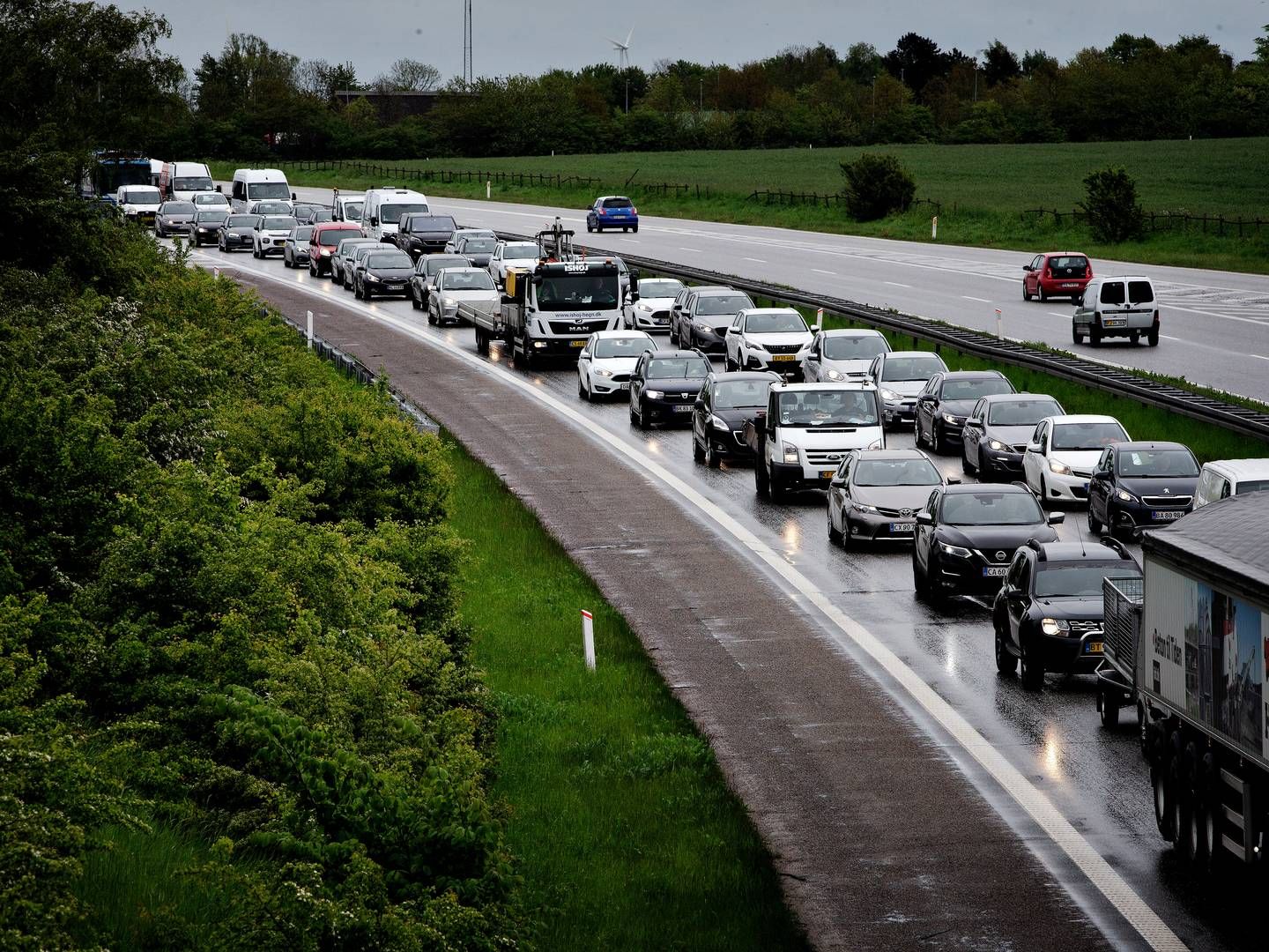 Transportminister Thomas Danielsen (V) luftede i sidste uge idéen om en kørselsafgift, der særligt skulle gøre det dyrere at køre i bil i og omkring storbyerne. | Foto: Martin Lehmann/Ritzau Scanpix