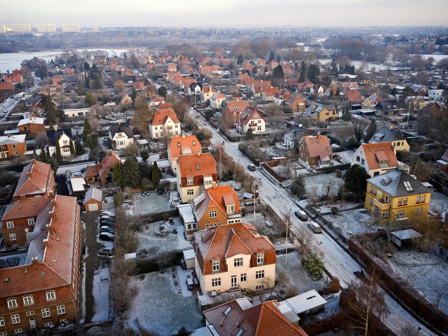 Danske boligejere havde i februar mindre gæld til et realkreditinstitut end et år forinden. | Foto: Jens Dresling/Ritzau Scanpix