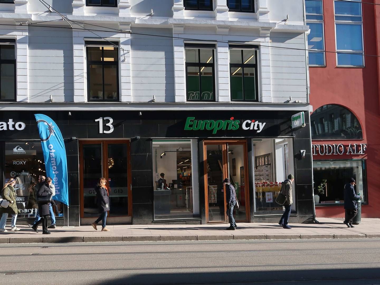 ÅPNET I DAG: Europris City-butikken i City er kjedens butikk nummer 278. | Foto: Øystein Byberg