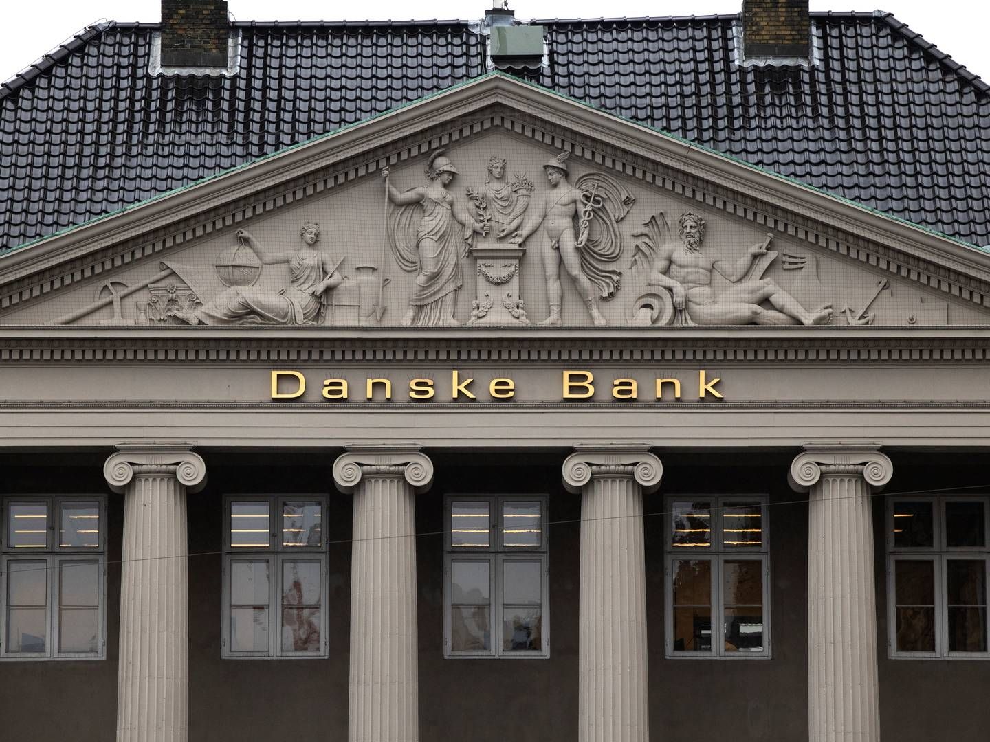 Danske Banks headquarters at the public square of Kongens Nytorv, Copenhagen