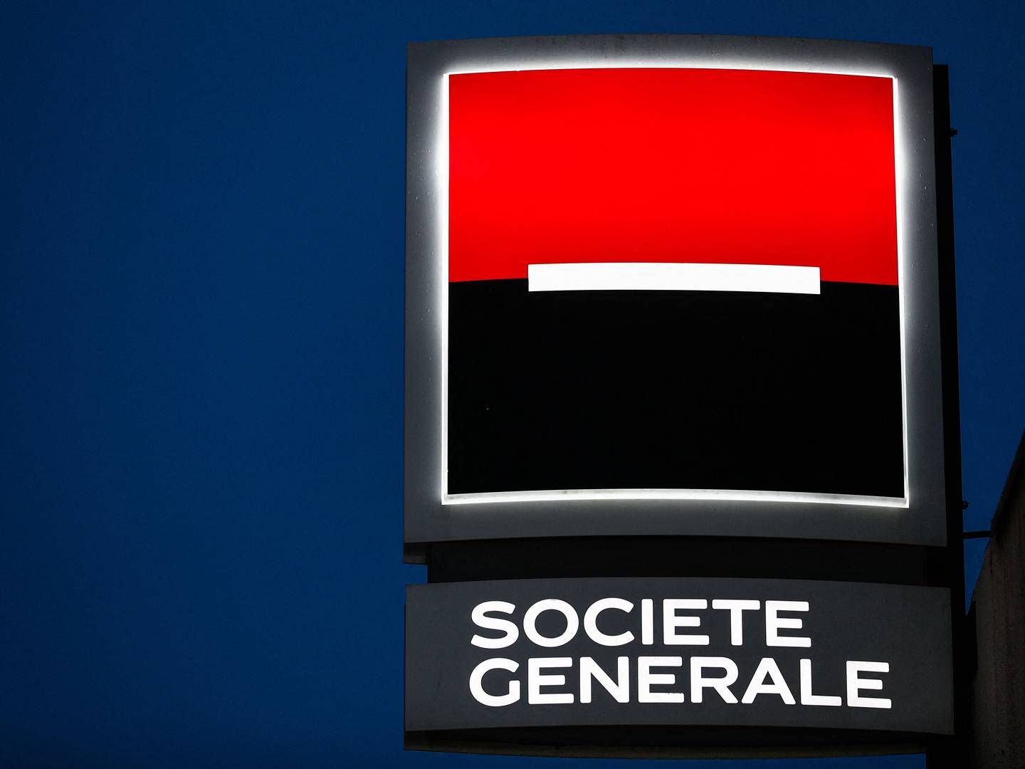 Société Générale har bekræftet over for nyhedsbureauet AFP, at banken er blevet undersøgt af franske myndigheder. | Foto: Sameer Al-Doumy/AFP/Ritzau Scanpix