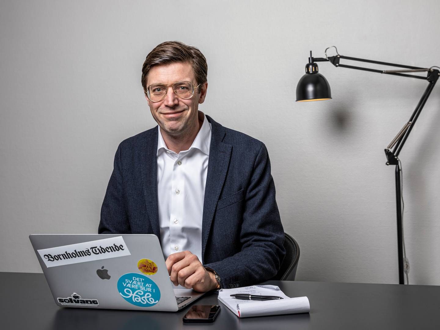 Kristoffer Gravgaard tiltrådte 1. september 2021 som ansv. chefredaktør på Bornholms Tidende. | Photo: Jacob Jepsen / Bornholms Tidende