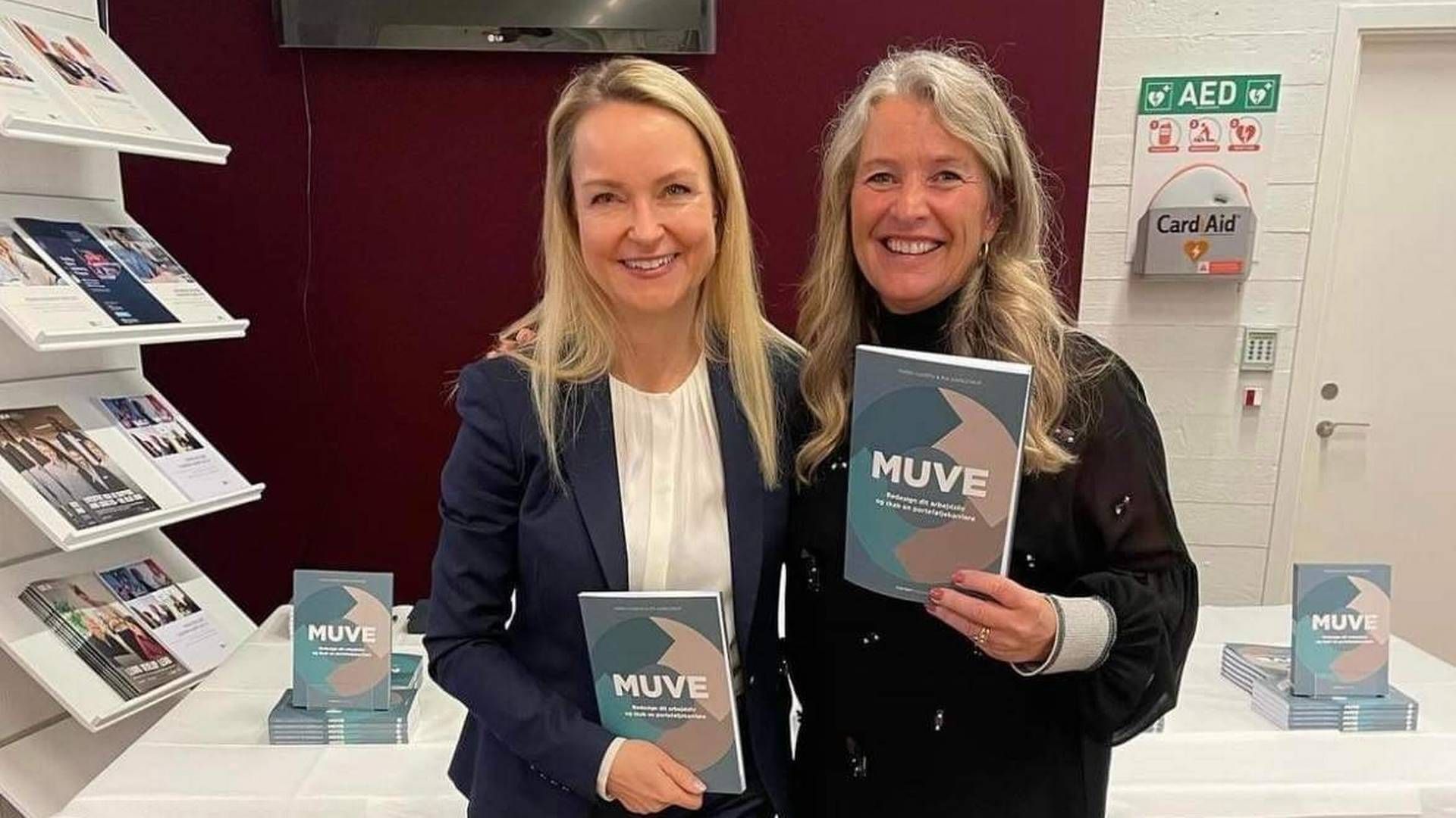 Maria Hjorth (tv) og Pia Aarestrup har skrevet bogen Muve om det at skabe en porteføljekarriere. Selv har de skiftet deres direktør-karrierer ud med et liv, hvor de selv styrer deres kalender. | Foto: Privatfoto