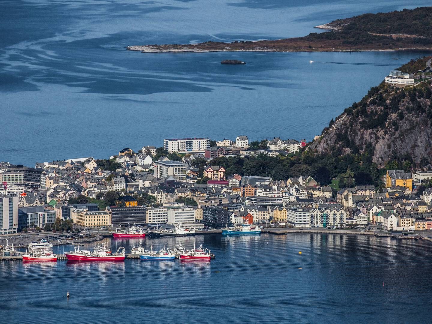 Ålesund er en av byene på Nordvestlandet hvor kundene kan velge blant flere sterke sparebanker. | Foto: Halvard Alvik, NTB